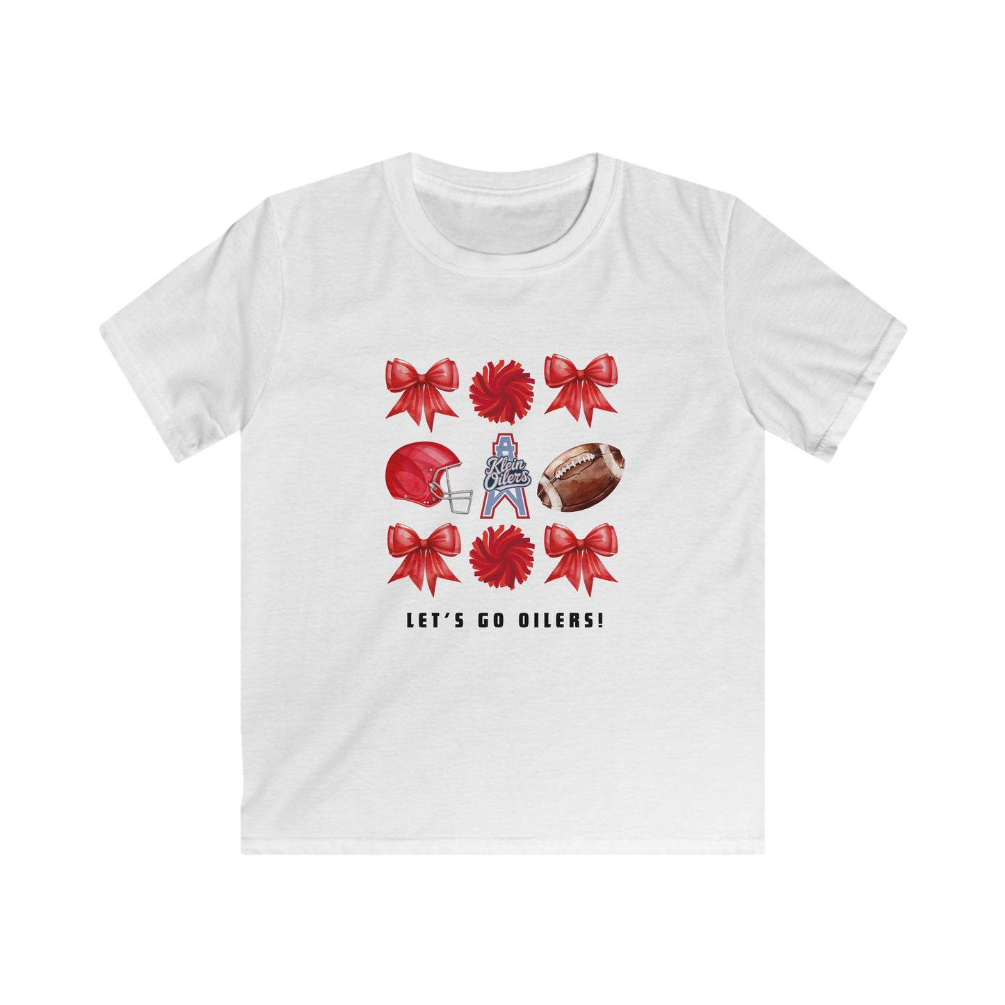Let's Go Oilers! - Youth Sports T-Shirt-cotton