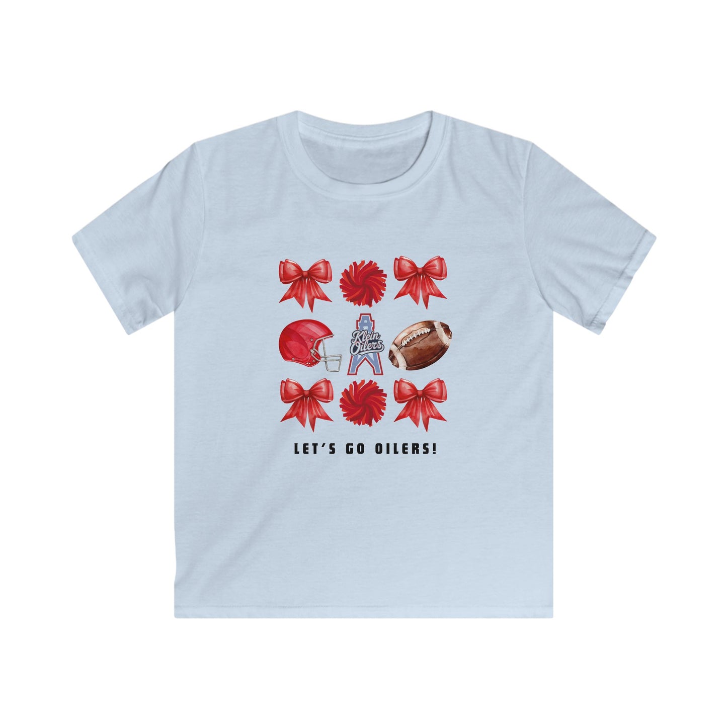 Let's Go Oilers! - Youth Sports T-Shirt-cotton