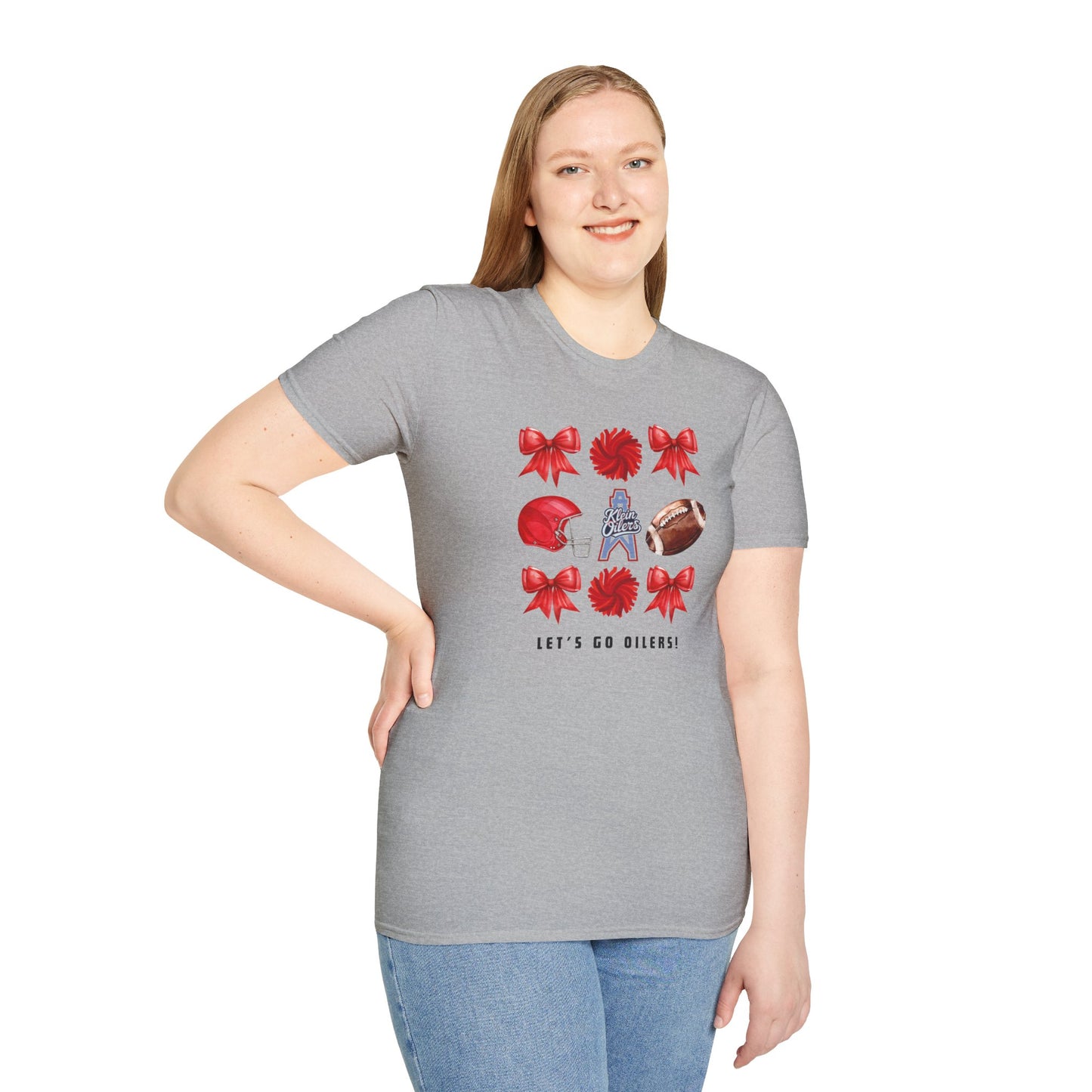 Let’s Go Oilers! Unisex Softstyle T-Shirt-Cotton