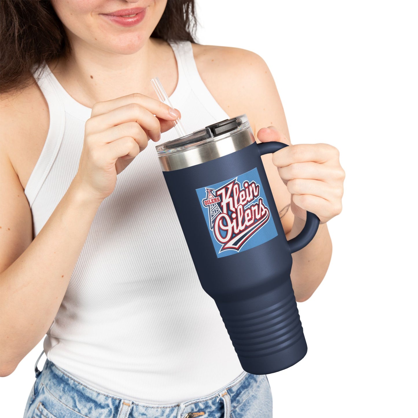 Oilers Personalized Insulated Travel Mug - 40oz