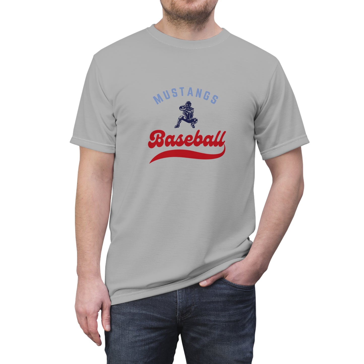 Mustangs Baseball Unisex Adult Tee