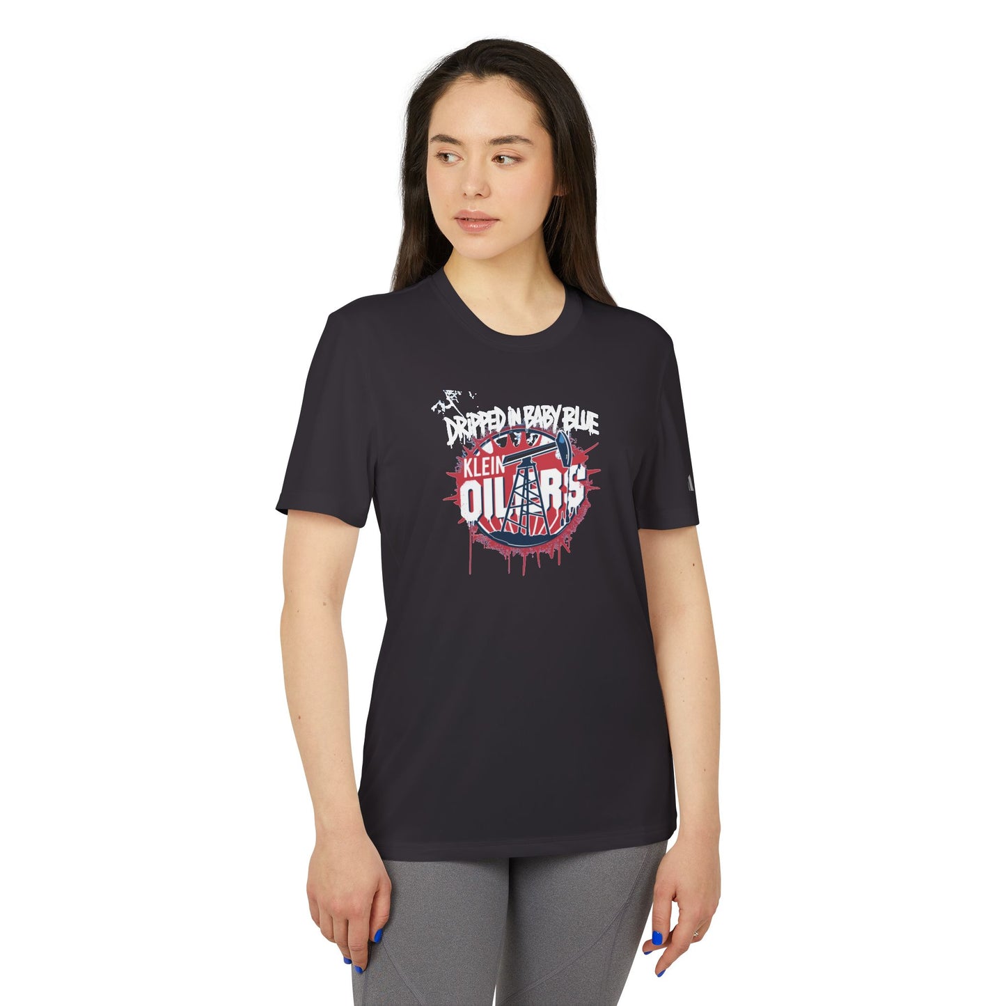 Adidas- Dripped in Blue Adult Unisex Sport T-Shirt