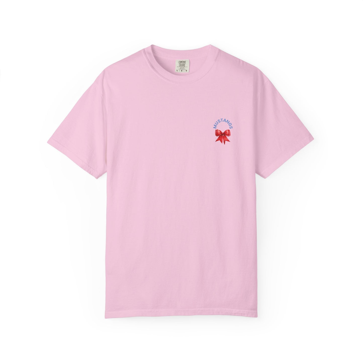 Mustangs Gift Bow Unisex T-Shirt - 100% Cotton