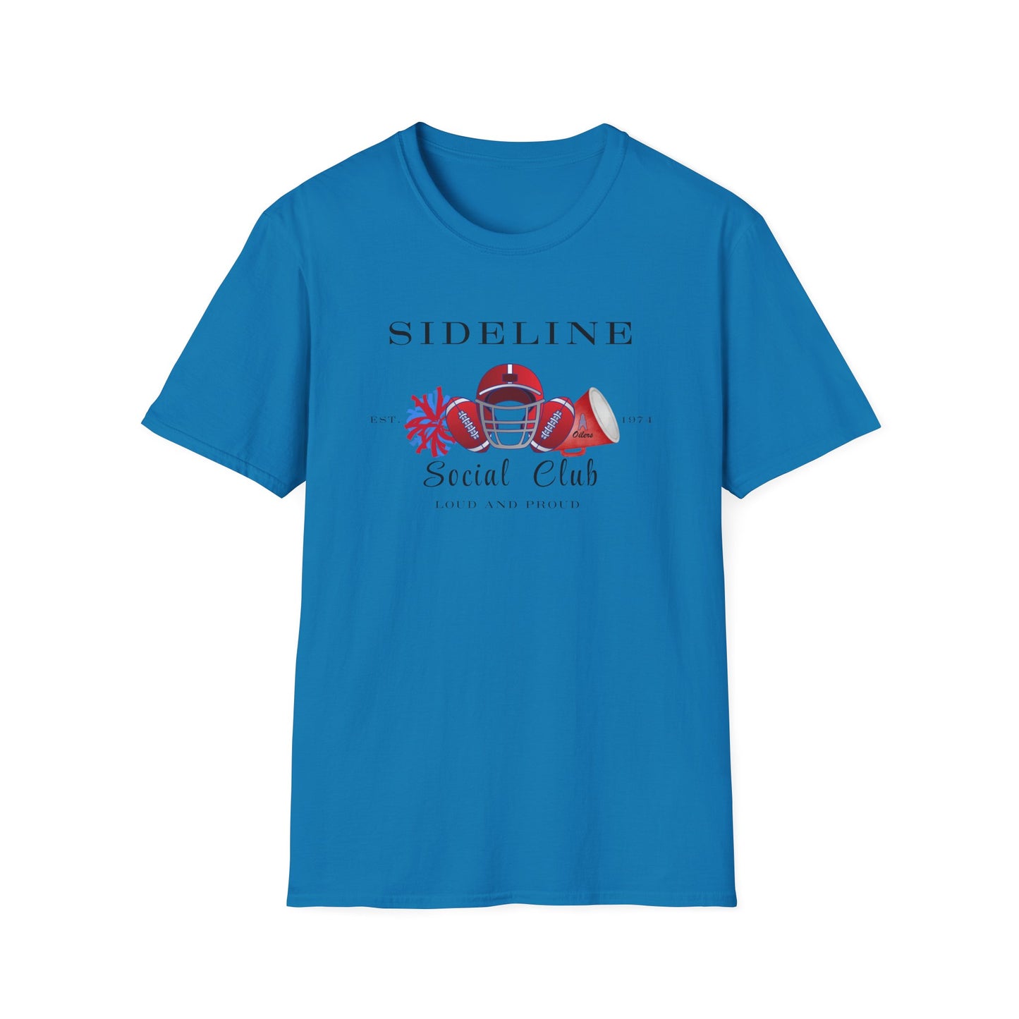 Football Sideline Squad Unisex Softstyle T-Shirt Adult