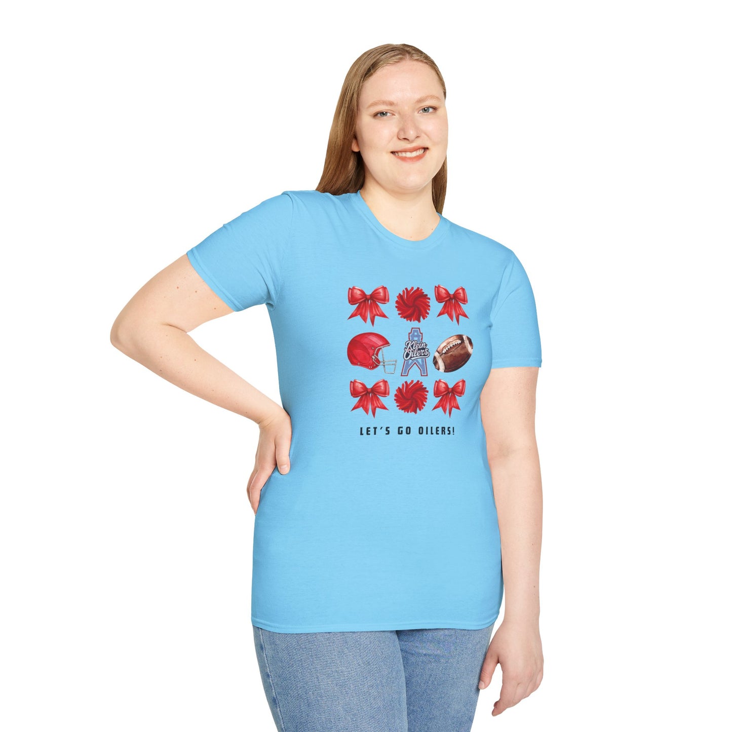 Let’s Go Oilers! Unisex Softstyle T-Shirt-Cotton