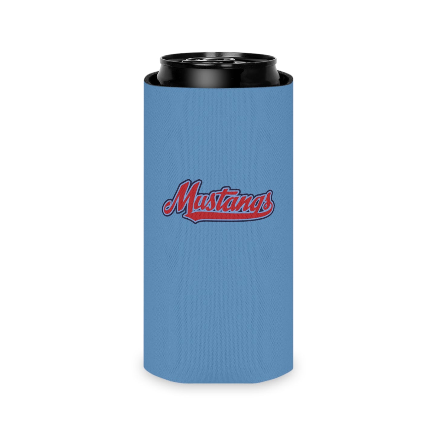 Mustangs Can Cooler - Retro Sports Drink Holder for Game Day