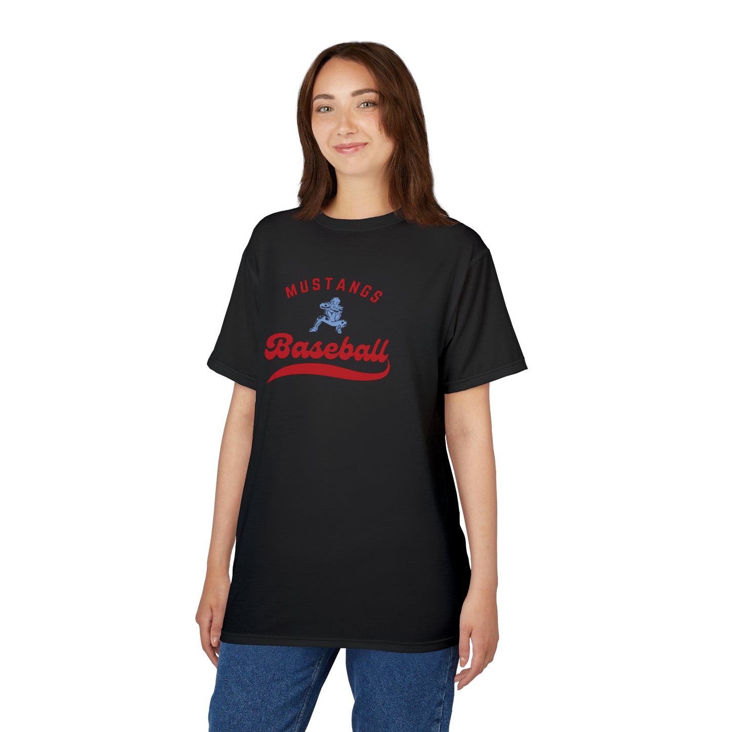 Mustangs Baseball Unisex Adult Tee