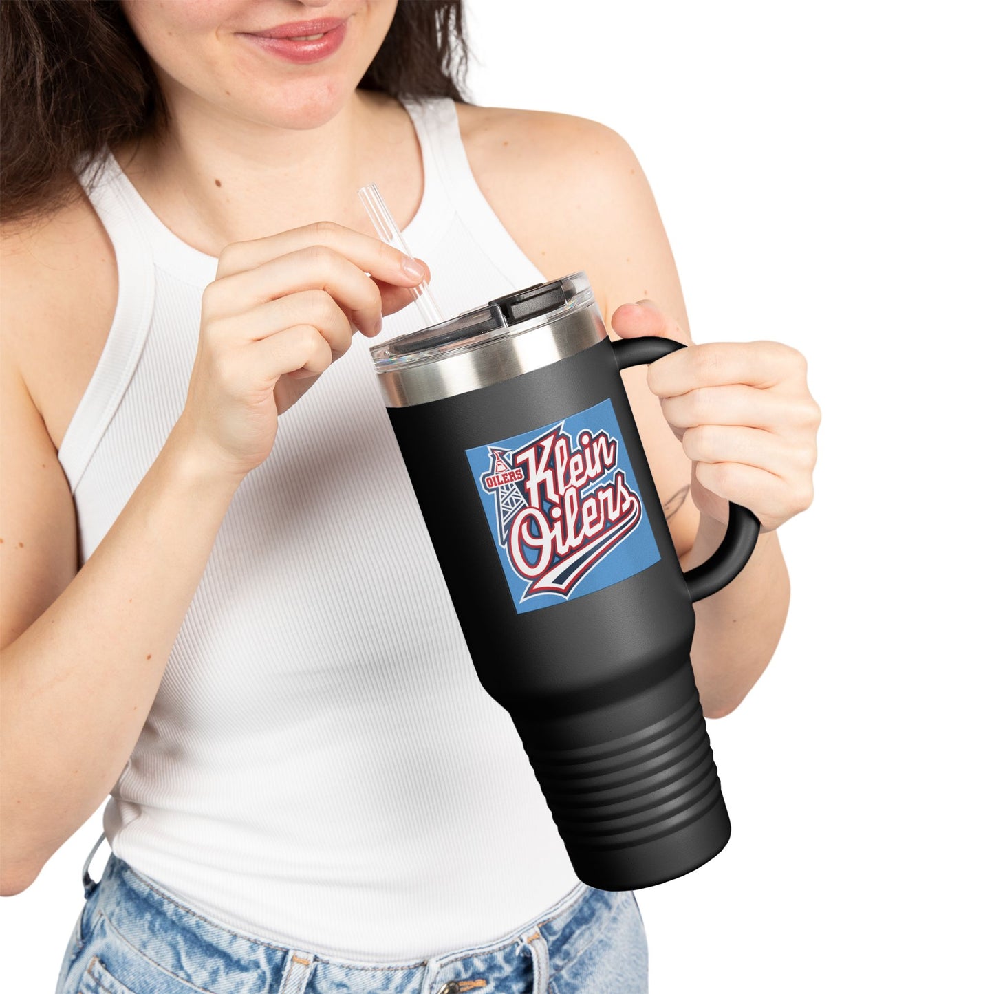 Oilers Personalized Insulated Travel Mug - 40oz