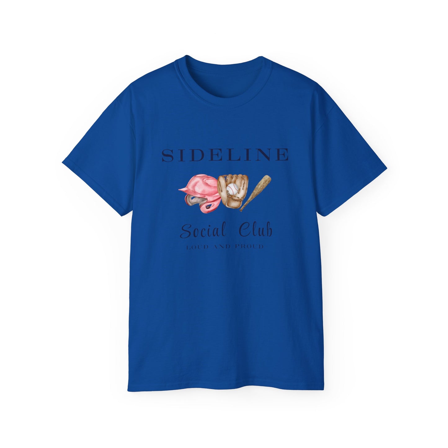 Mustangs Sideline Social Club Tee - Unisex Ultra Cotton T-Shirt