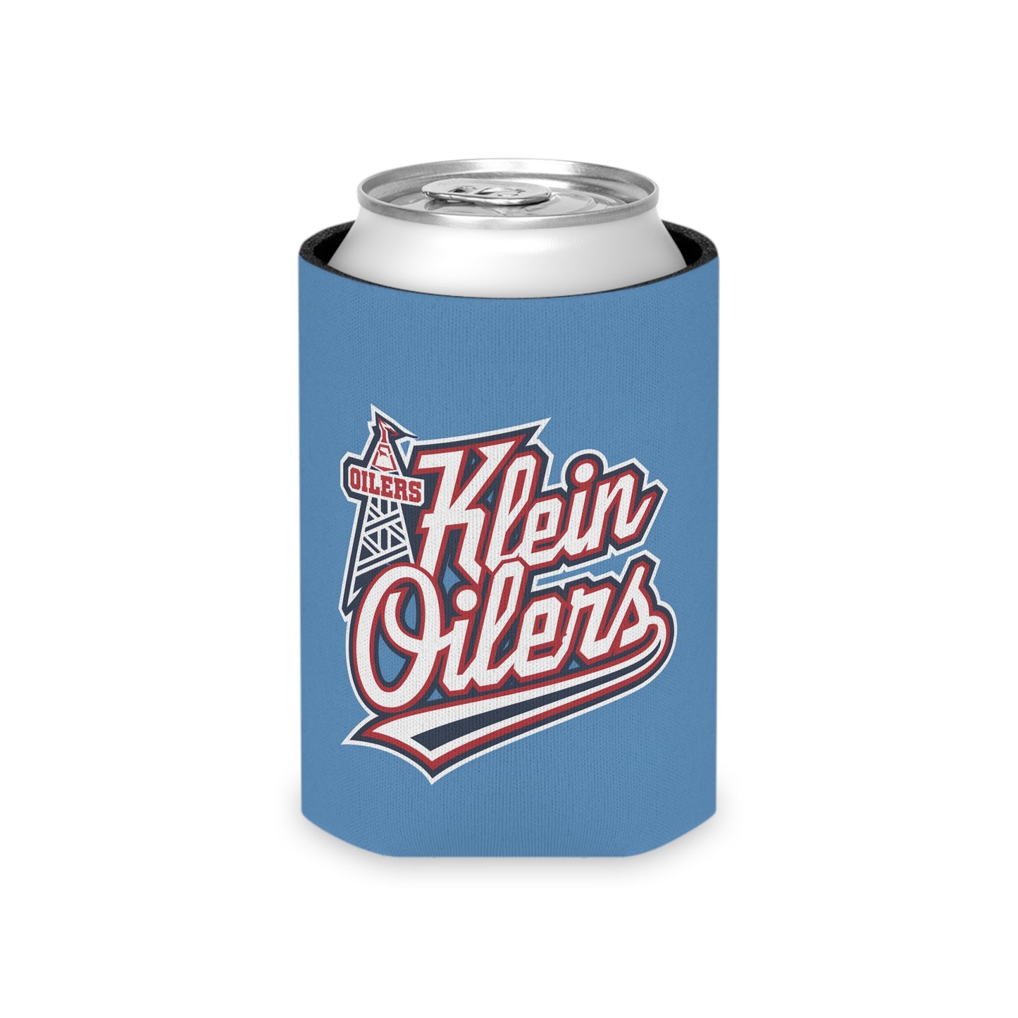 Klein Oilers Can Cooler - Retro Sports Drink Holder for Game Day