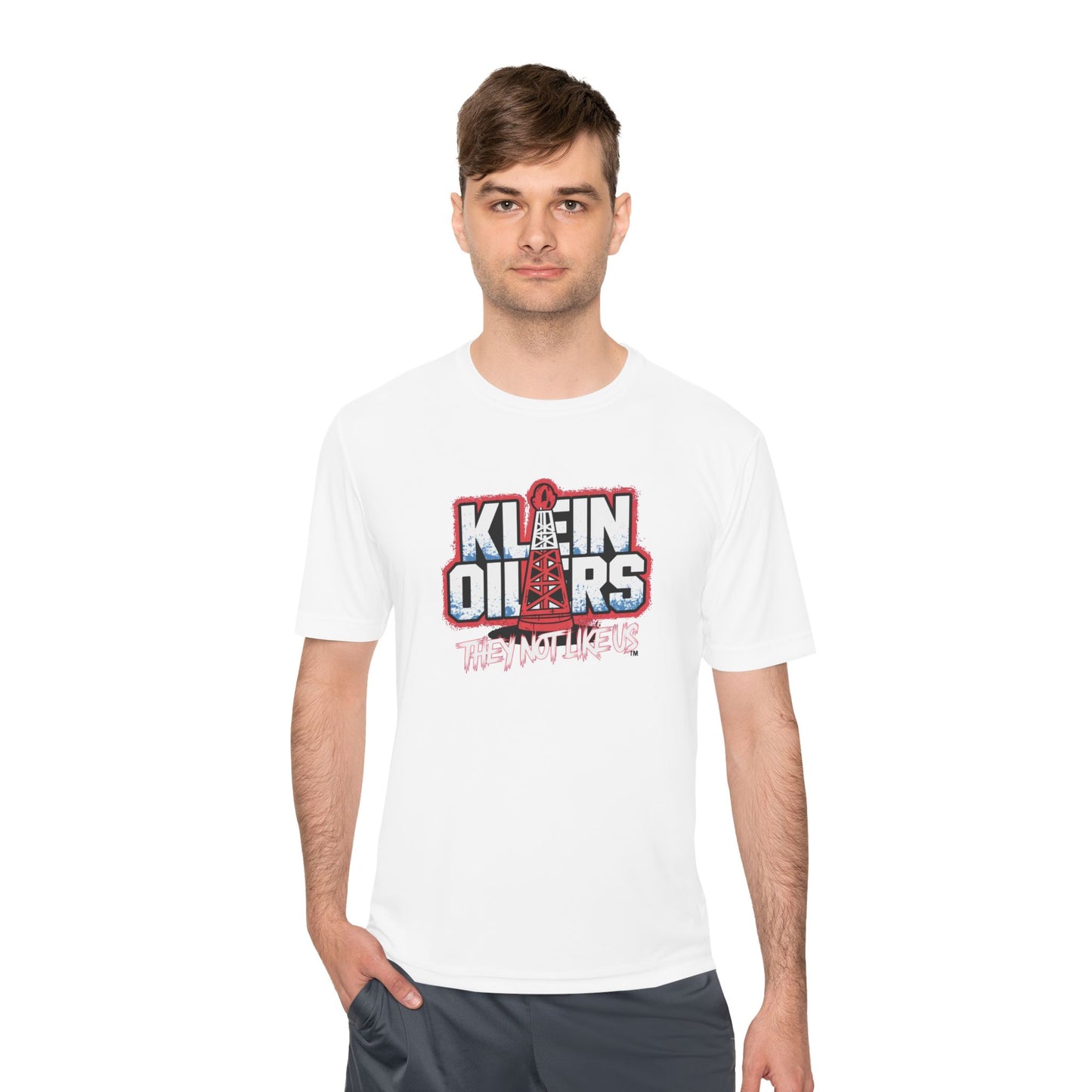 They Not Like Us! Unisex Moisture Wicking Tee (vinyl print)