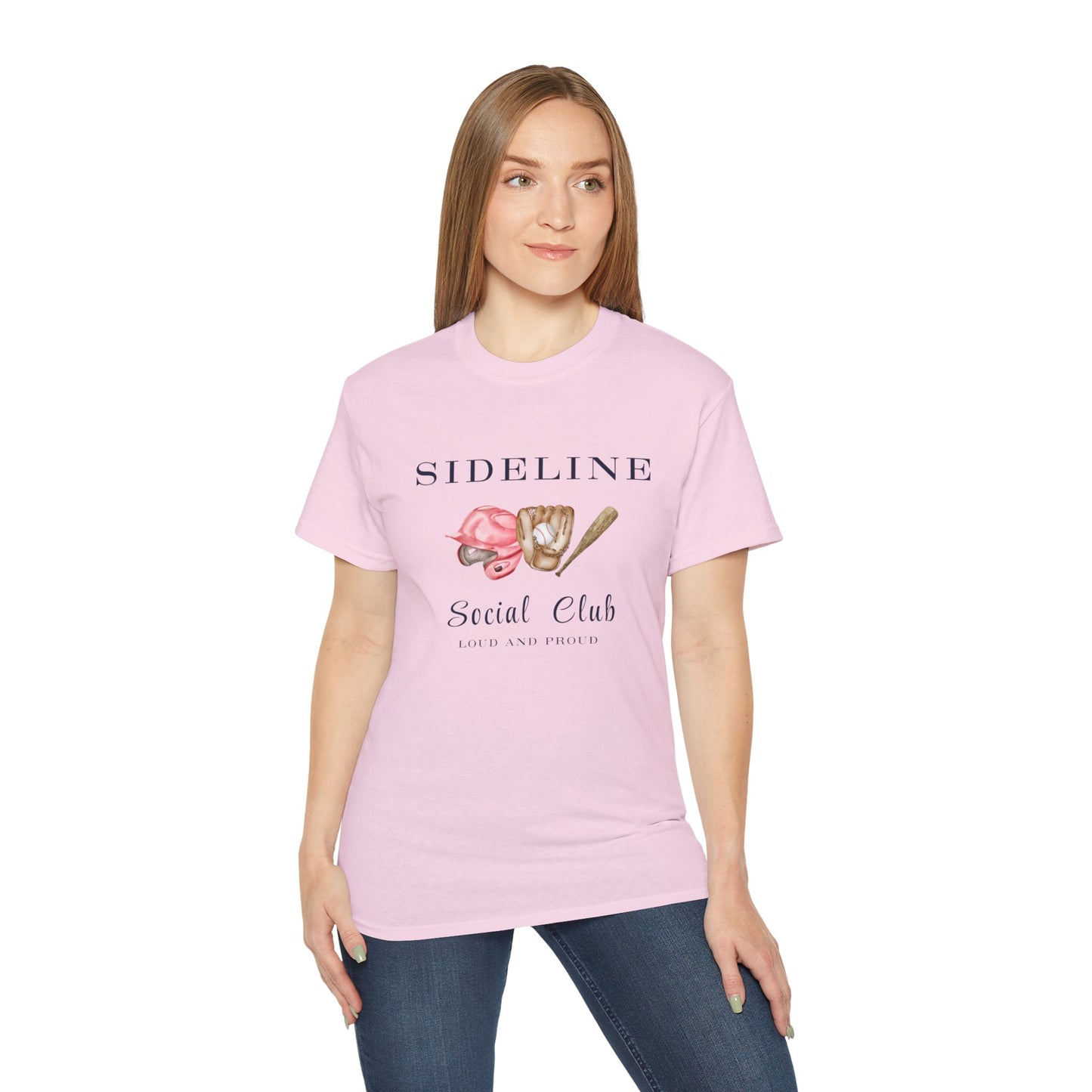 Mustangs Sideline Social Club Tee - Unisex Ultra Cotton T-Shirt