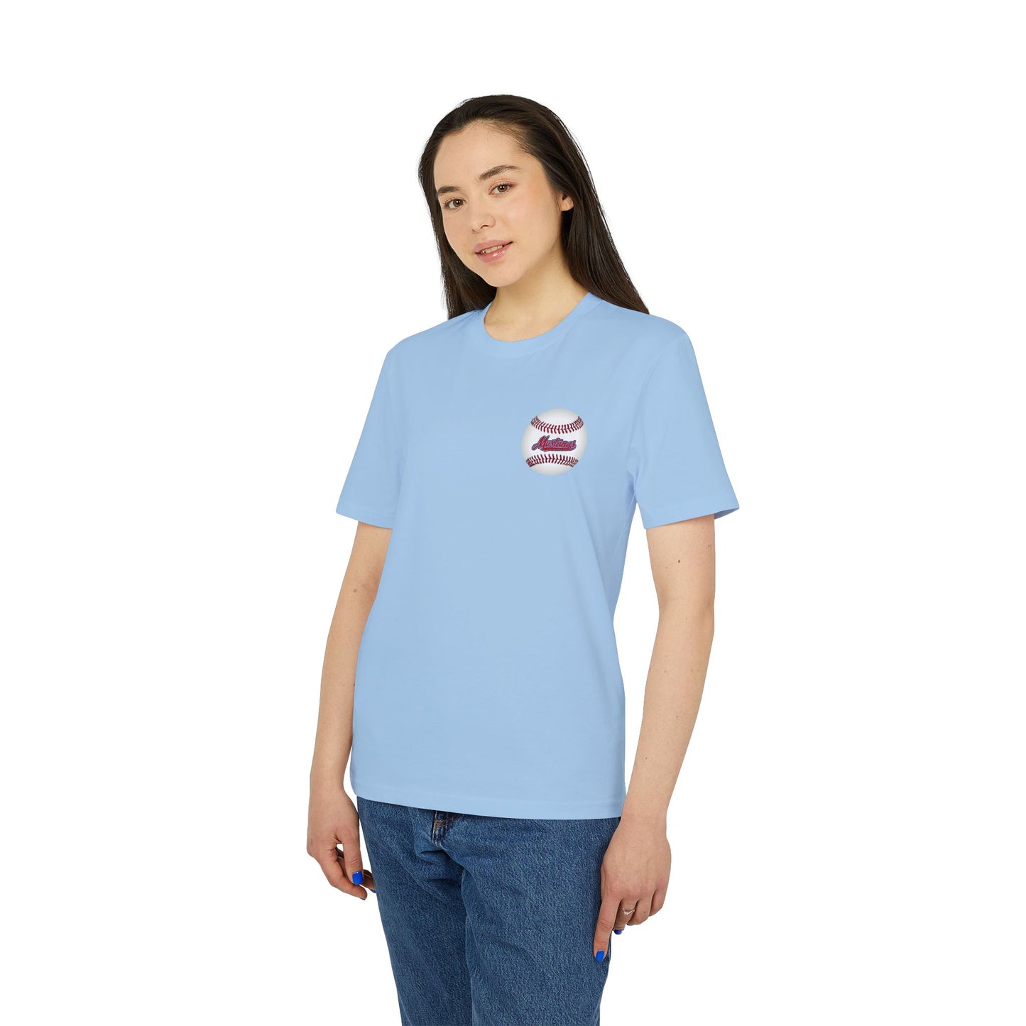 Mustangs Graffiti Unisex Baseball Team T-Shirt ~ Cotton