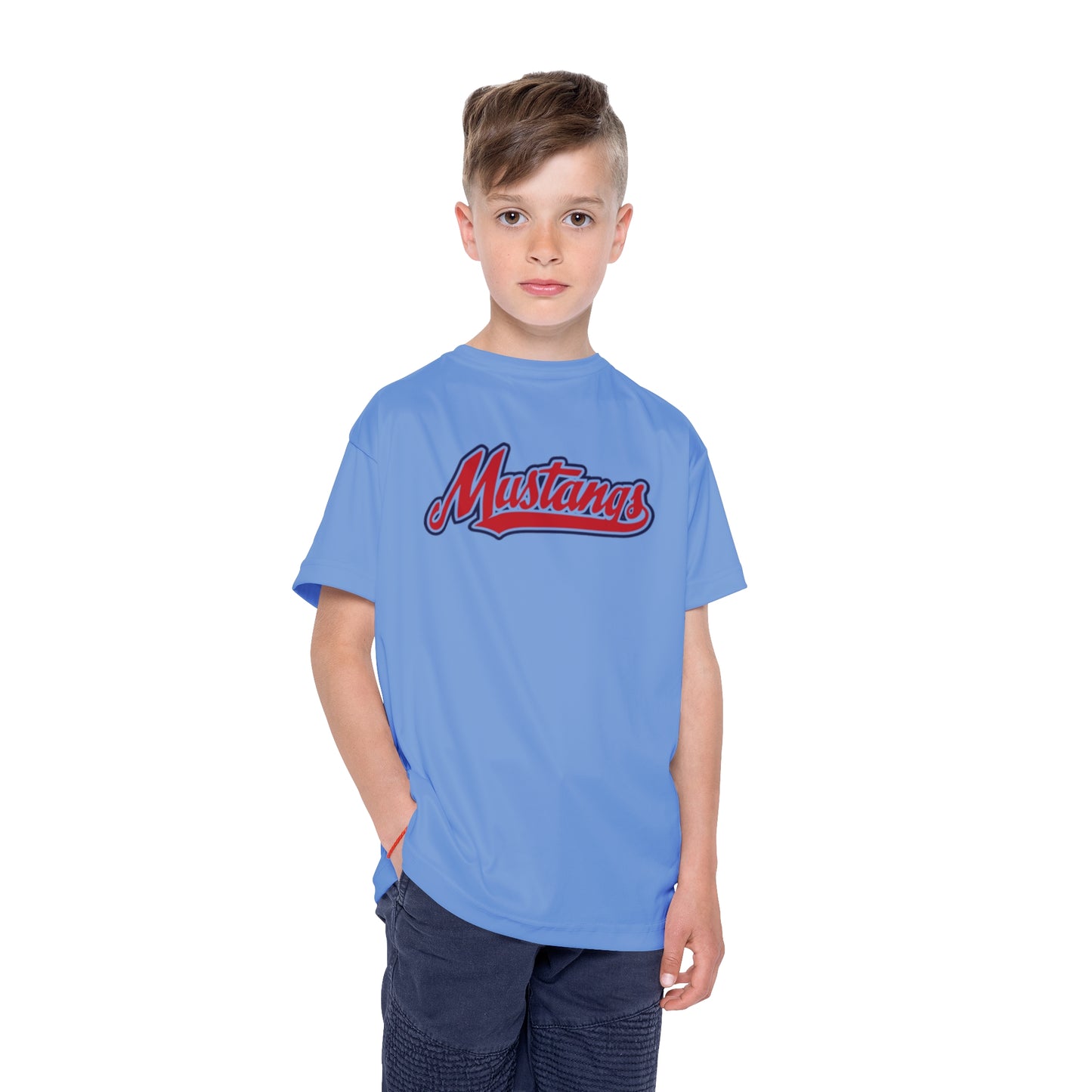 Mustangs-Kids Sports Jersey (screen printed)