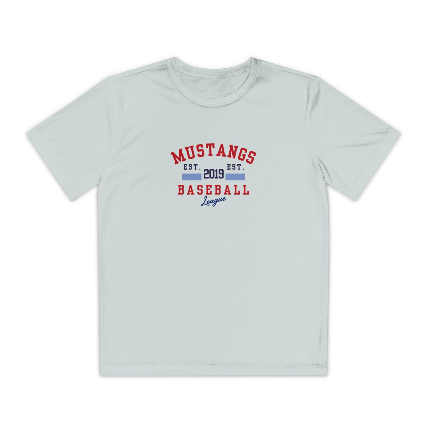 Mustangs Baseball EST. Youth Tee