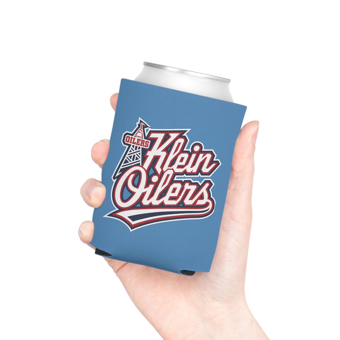 Klein Oilers Can Cooler - Retro Sports Drink Holder for Game Day