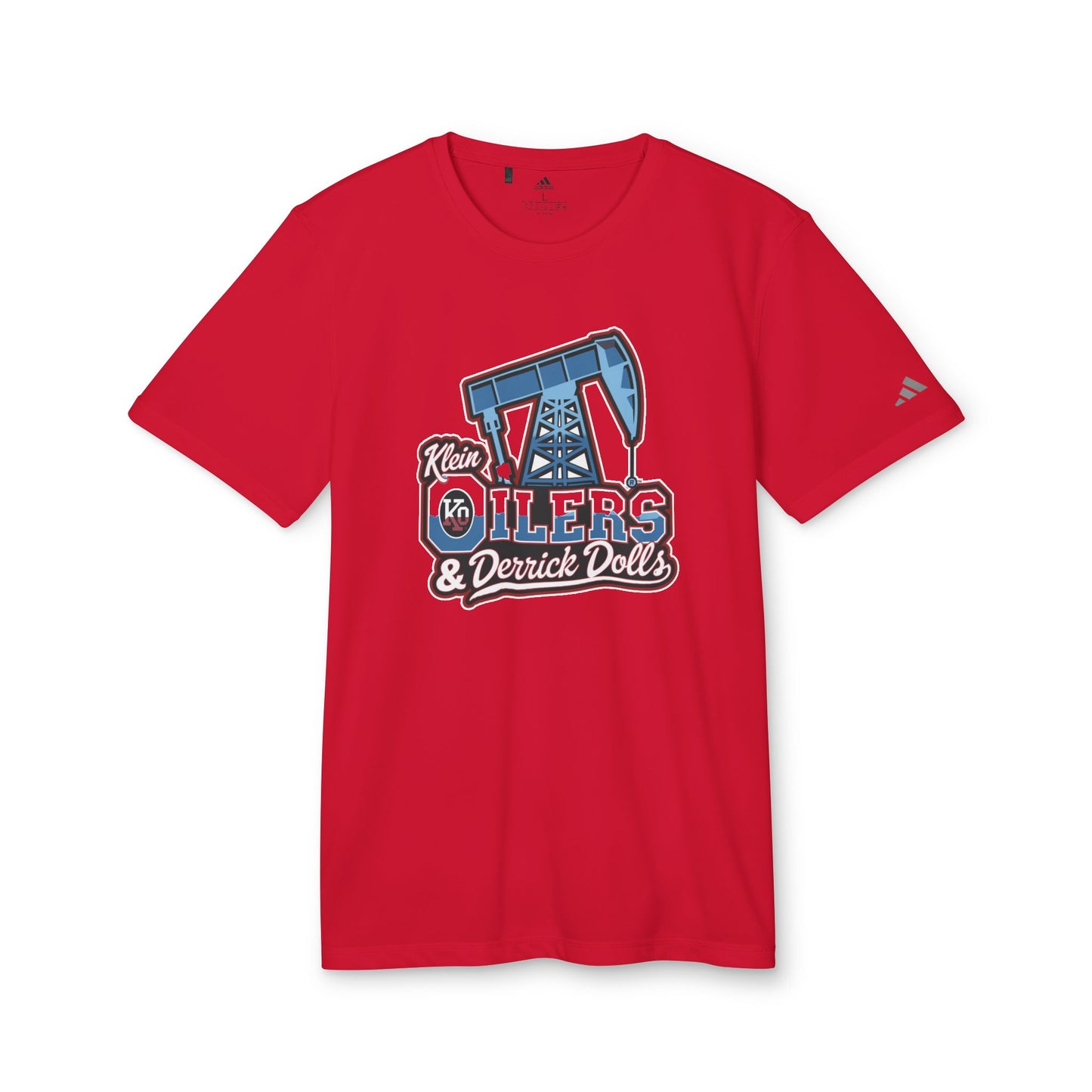 Adidas-Klein Oilers & Derrick Dolls Adult Unisex Sport T-Shirt