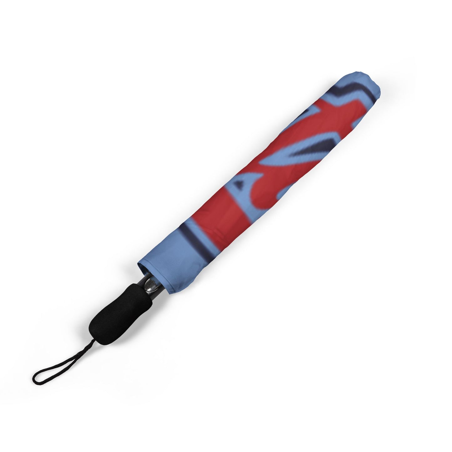 Mustangs Chic Semi-Automatic Foldable Umbrella - Perfect for Game Day