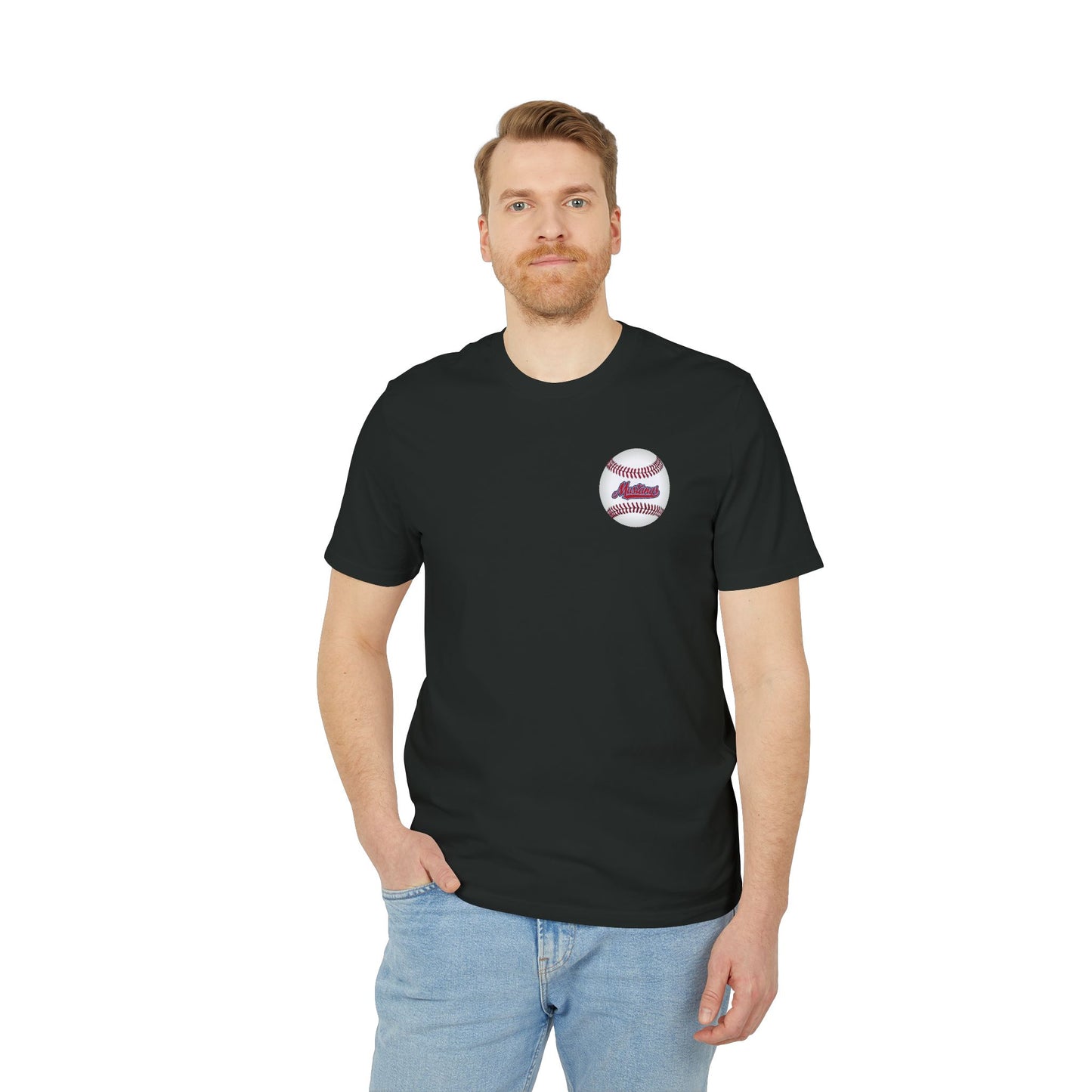 Mustangs Graffiti Unisex Baseball Team T-Shirt ~ Cotton