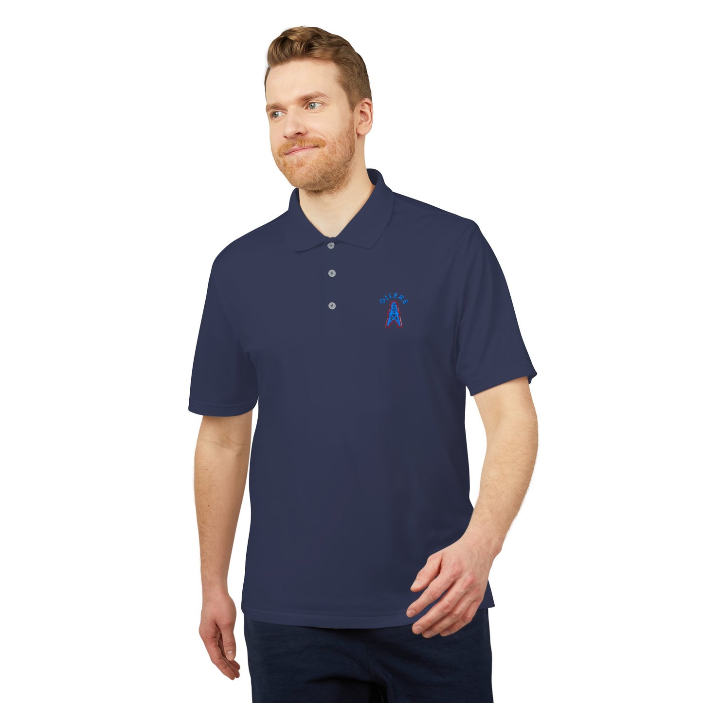Oilers-Adidas Unisex Performance Polo