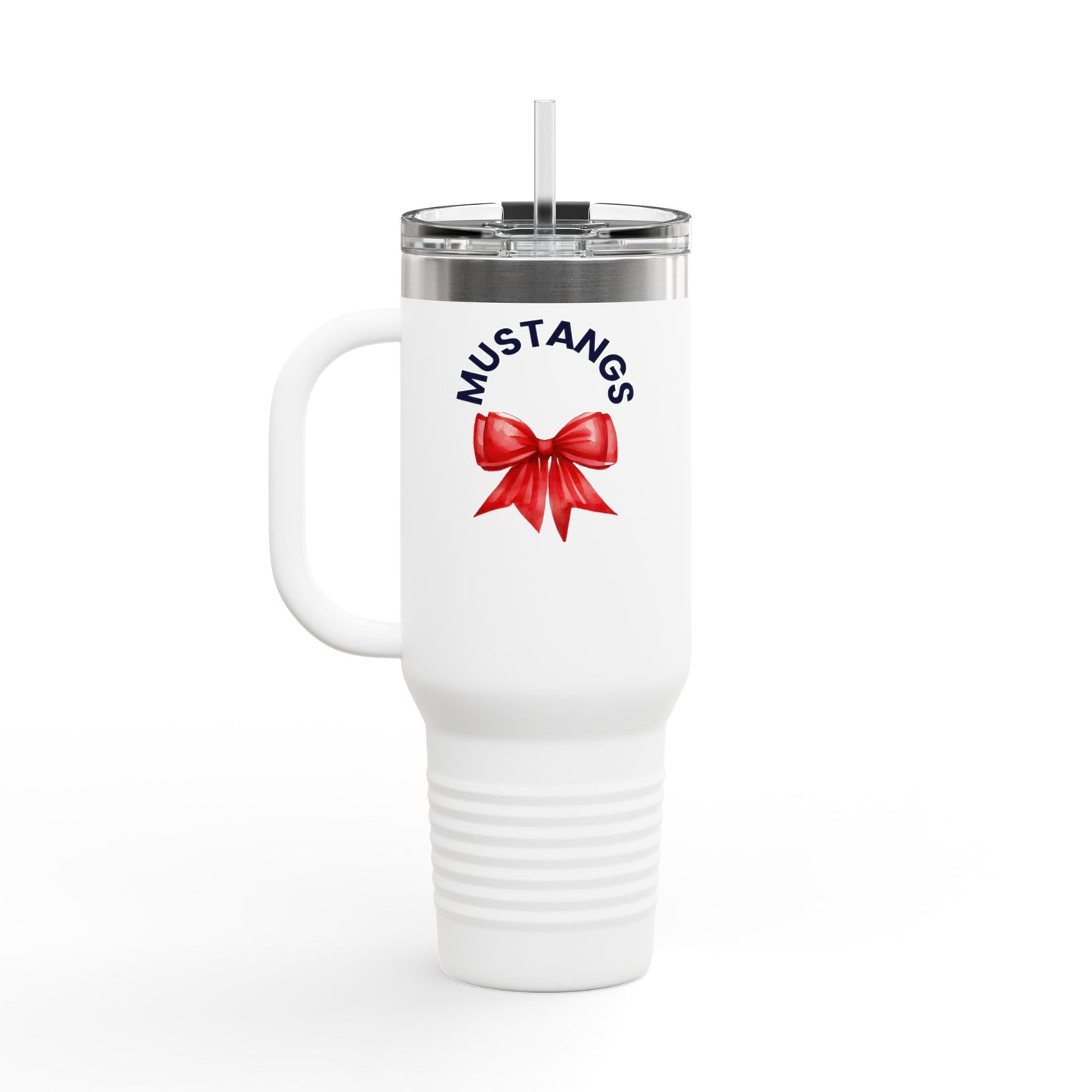 Mustangs Bow Personalized Insulated Travel Mug - 40oz