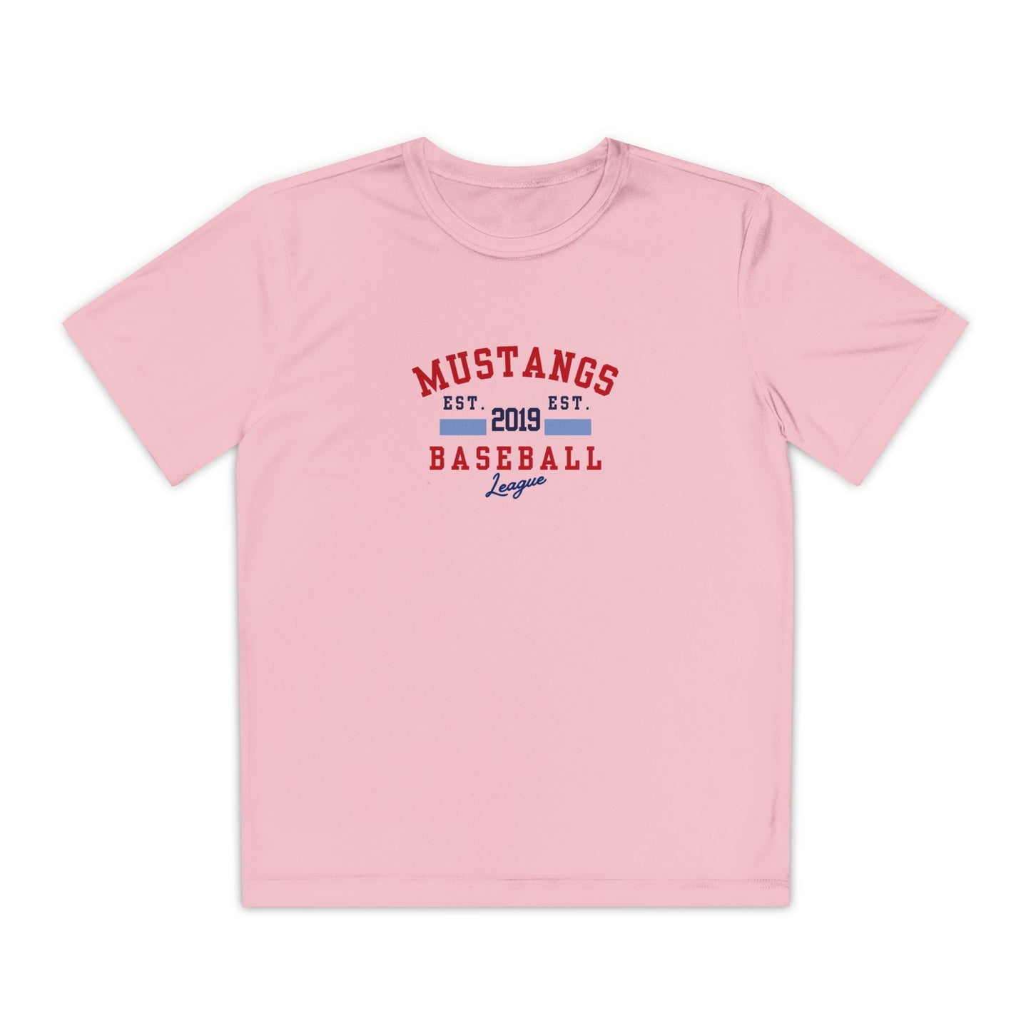 Mustangs Baseball EST. Youth Tee