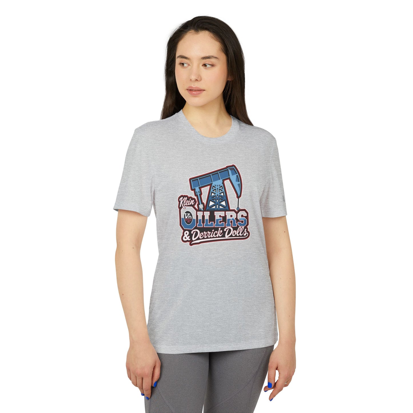 Adidas-Klein Oilers & Derrick Dolls Adult Unisex Sport T-Shirt