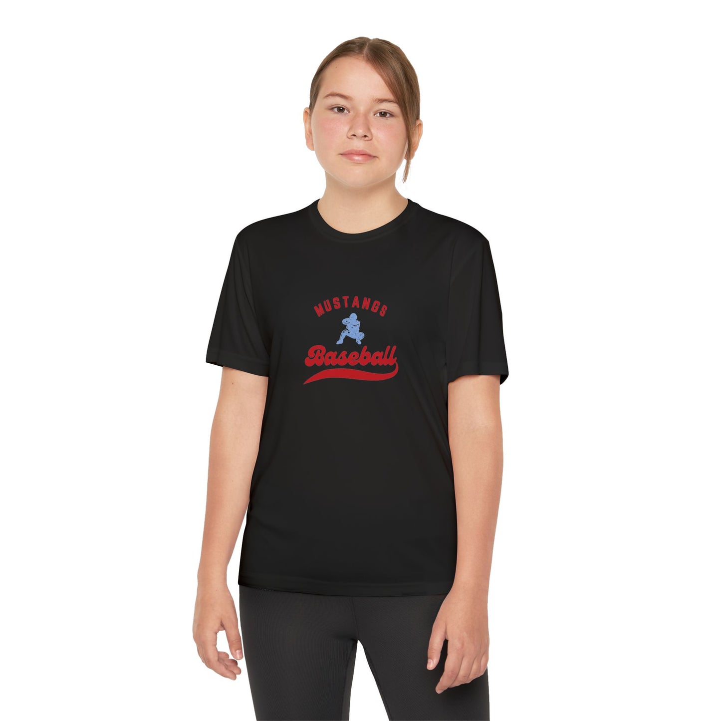 Mustangs Baseball Youth Tee