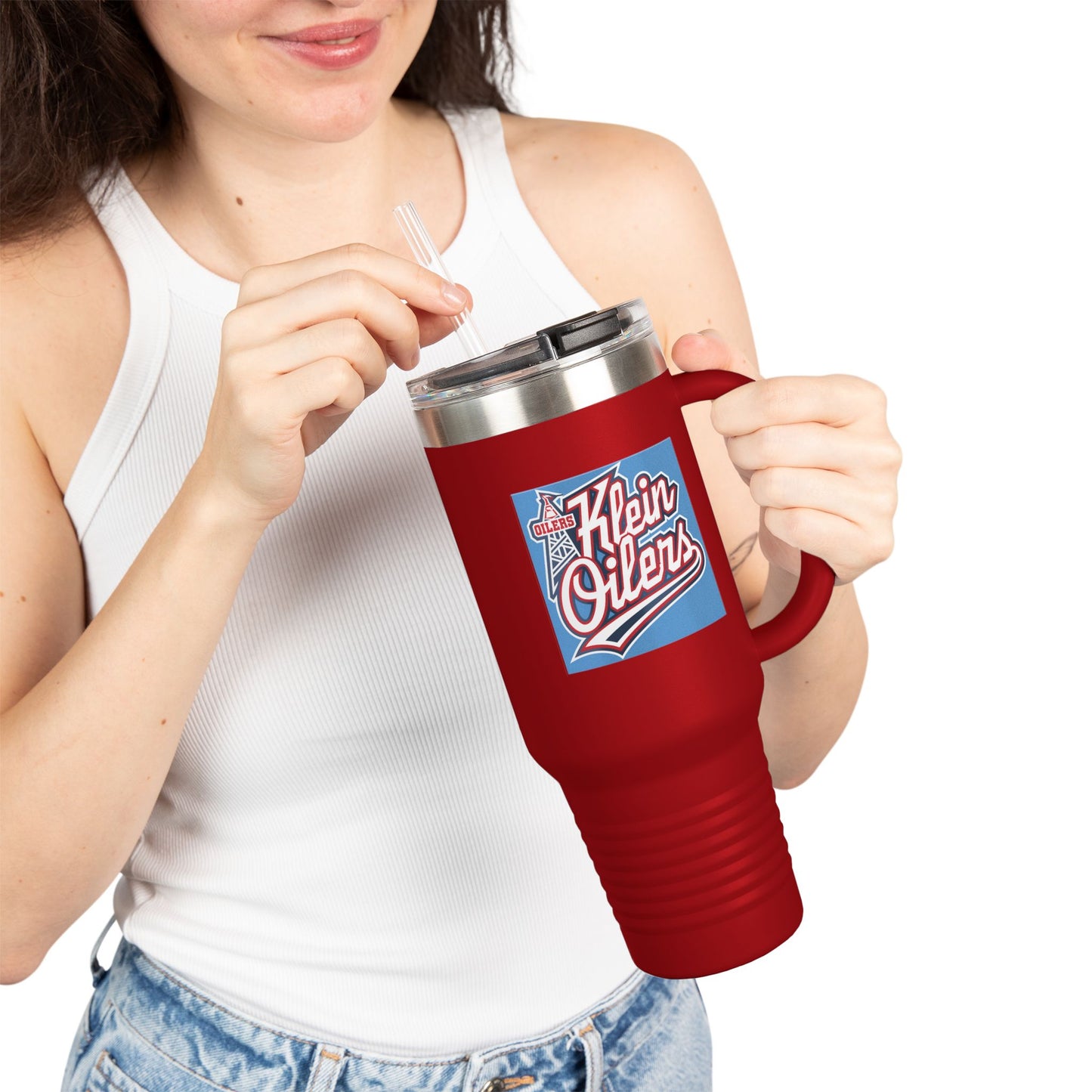 Oilers Personalized Insulated Travel Mug - 40oz