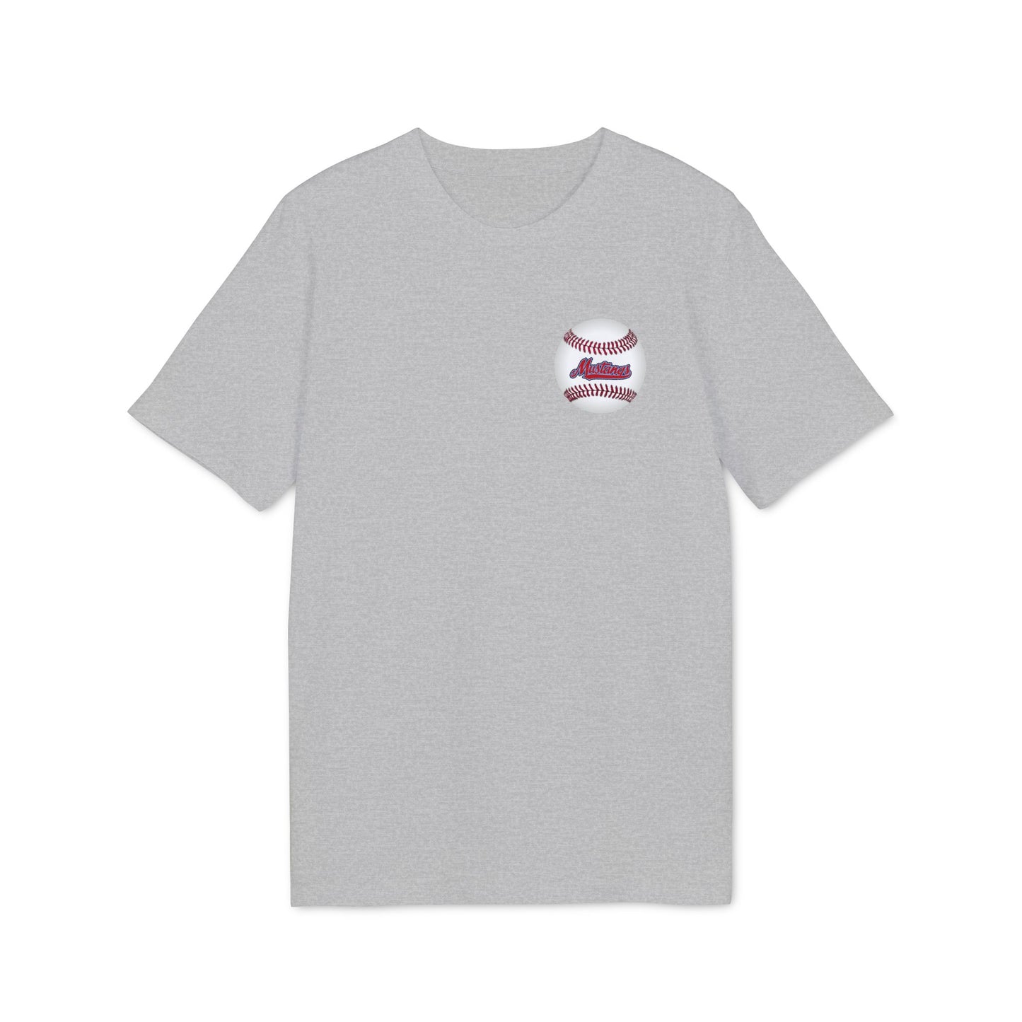 Mustangs Graffiti Unisex Baseball Team T-Shirt ~ Cotton