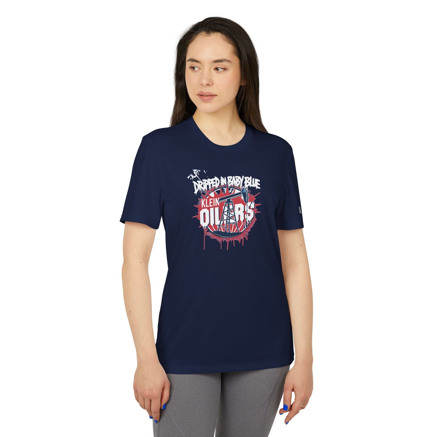 Adidas- Dripped in Blue Adult Unisex Sport T-Shirt