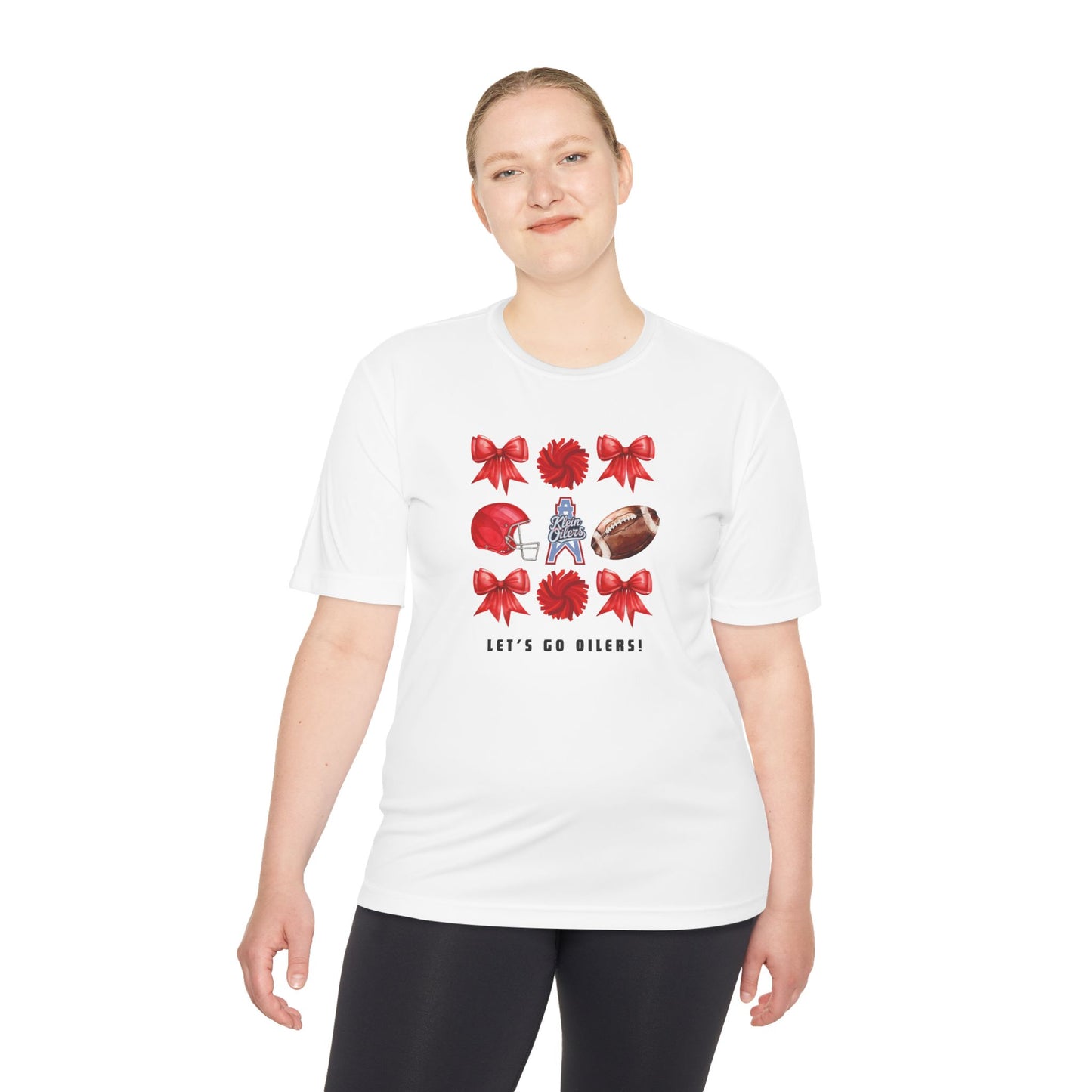 Let's Go Oilers!-Unisex Moisture Wicking Adult Tee