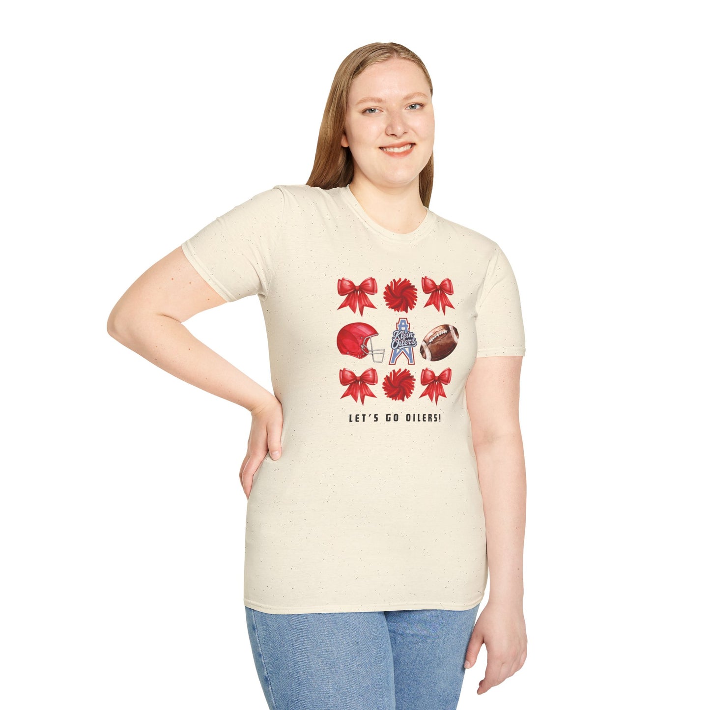Let’s Go Oilers! Unisex Softstyle T-Shirt-Cotton