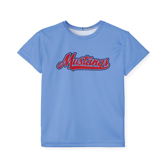 Mustangs-Kids Sports Jersey (screen printed)