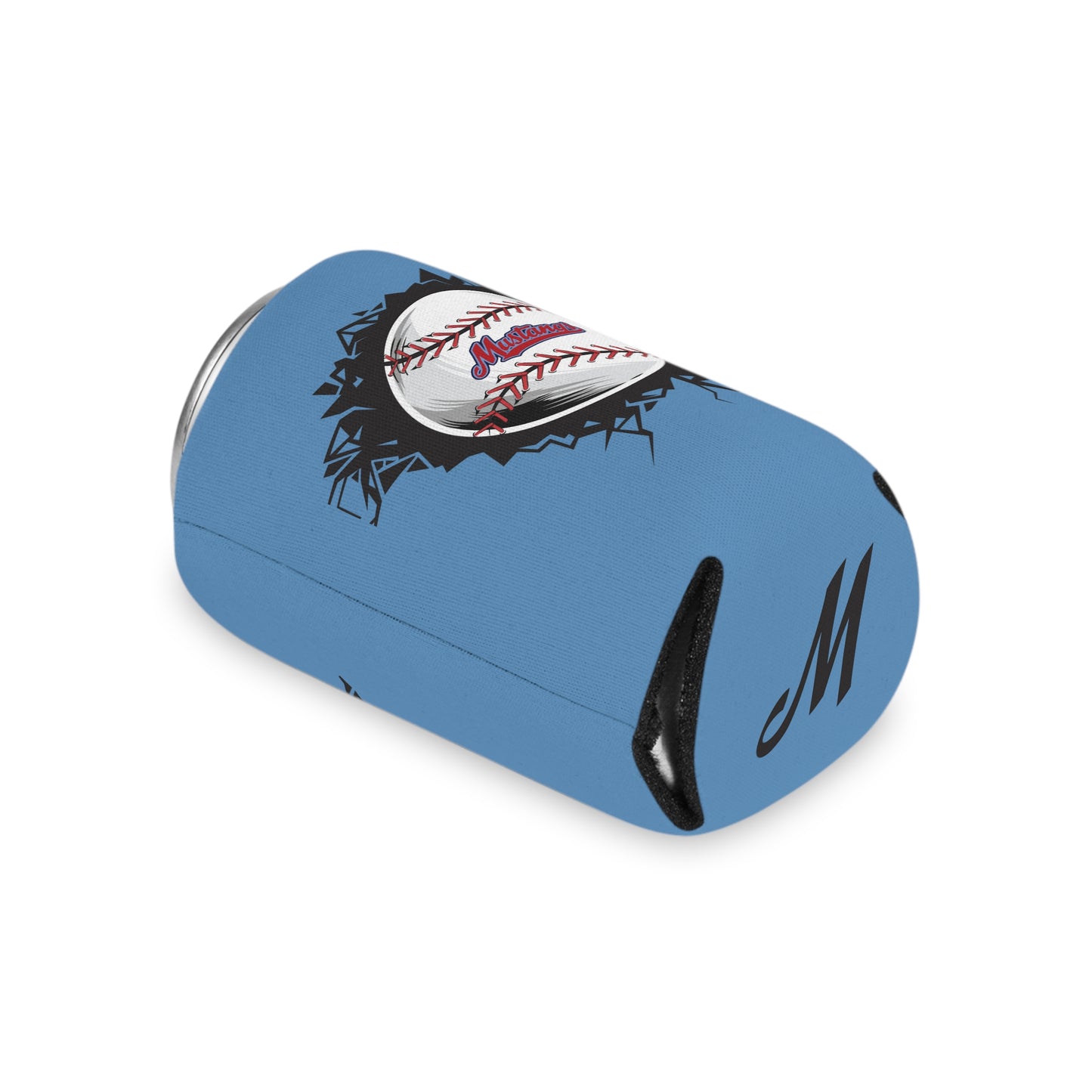 Mustangs Can Cooler - Retro Sports Drink Holder for Game Day