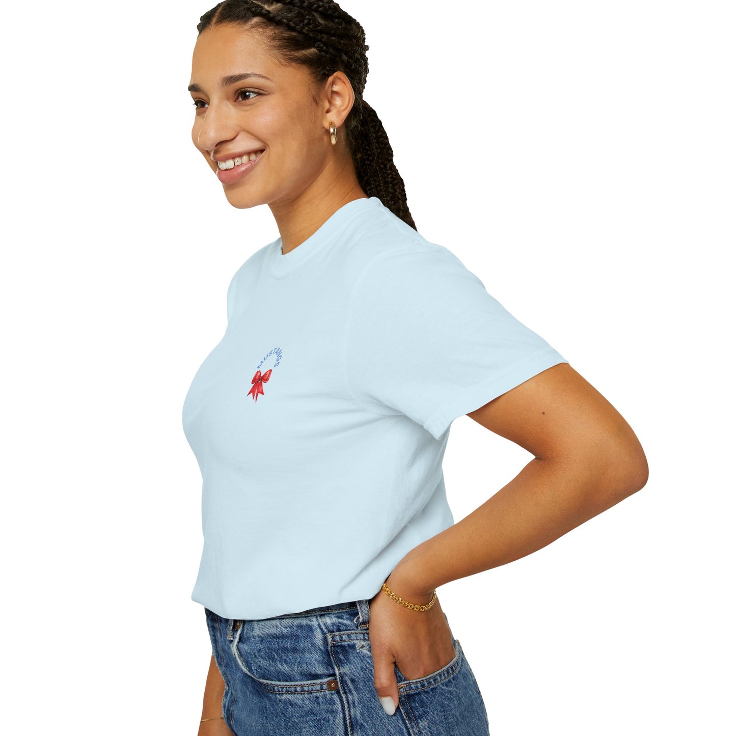 Mustangs Gift Bow Unisex T-Shirt - 100% Cotton