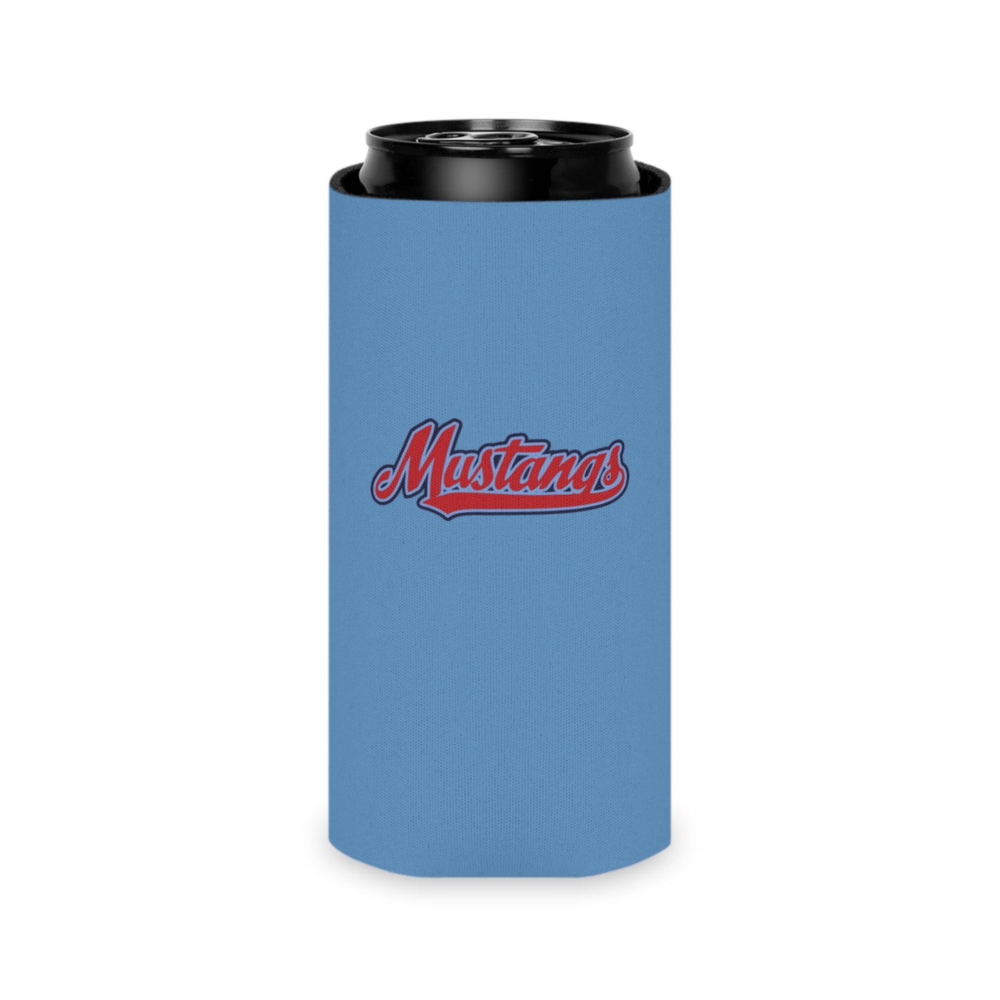 Mustangs Can Cooler - Retro Sports Drink Holder for Game Day