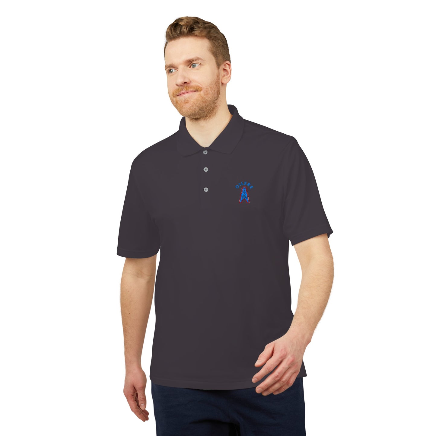 Oilers-Adidas Unisex Performance Polo