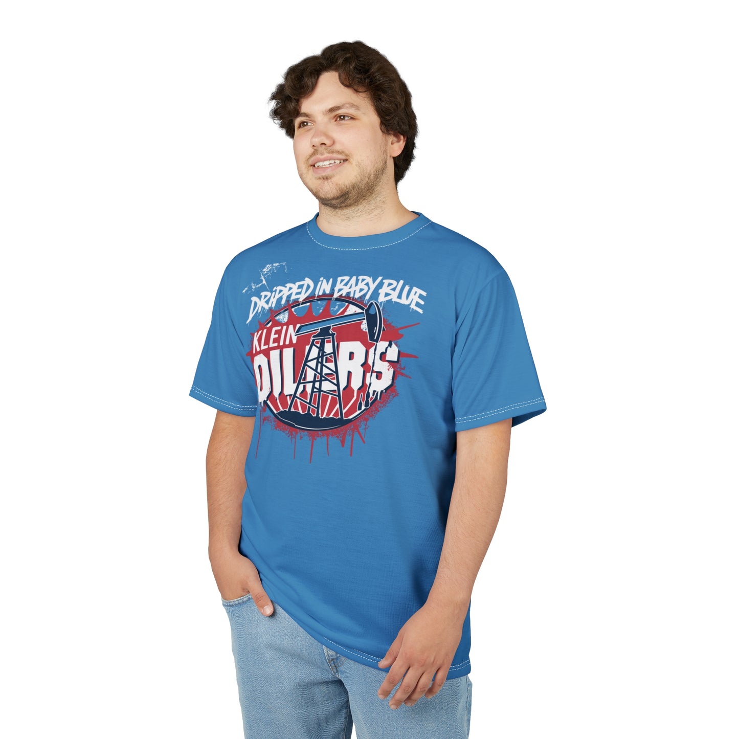 Dripped In Baby Blue Unisex Adult Tee