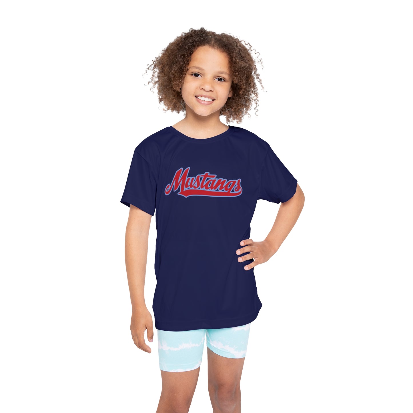 Mustangs-Kids Sports Jersey (screen printed)