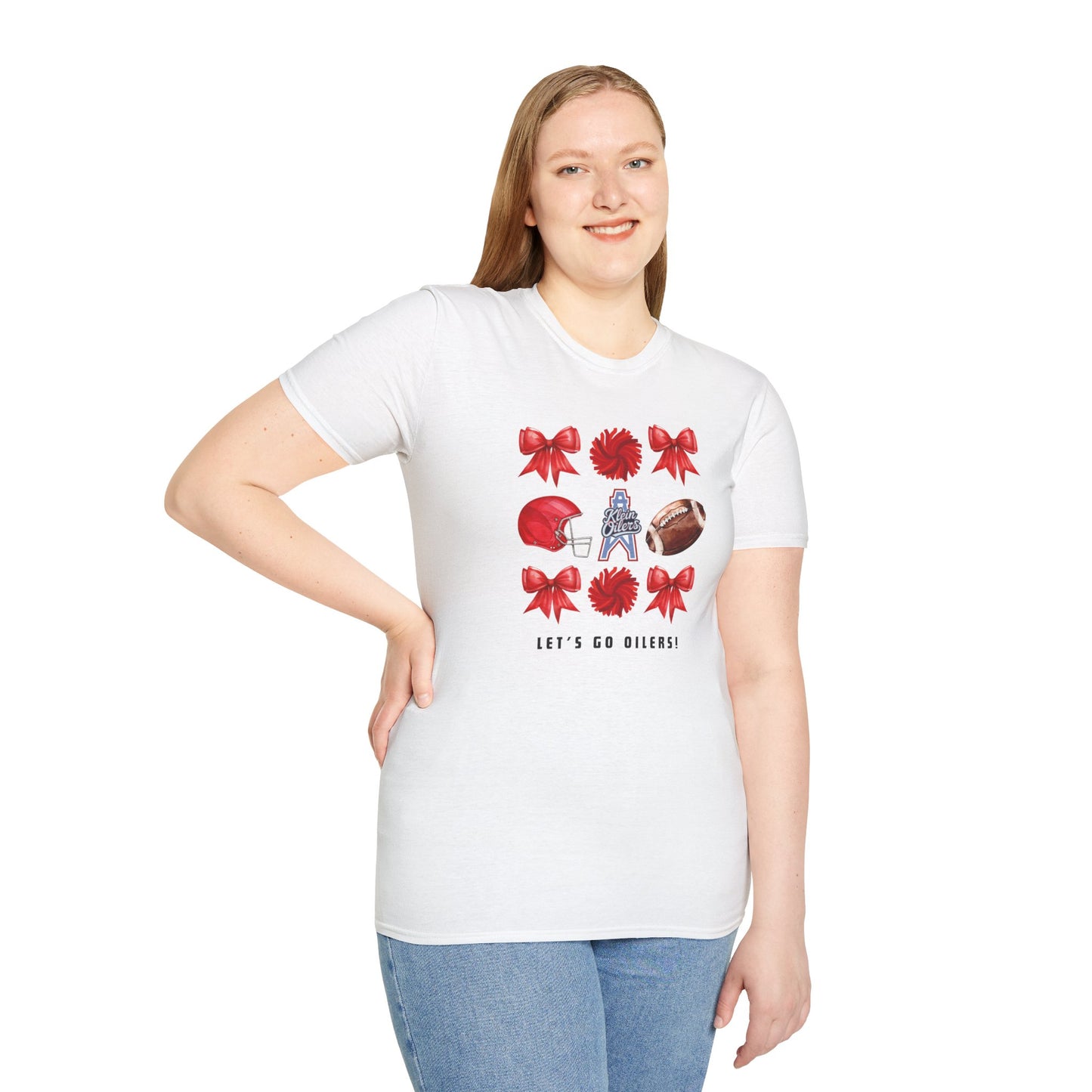Let’s Go Oilers! Unisex Softstyle T-Shirt-Cotton