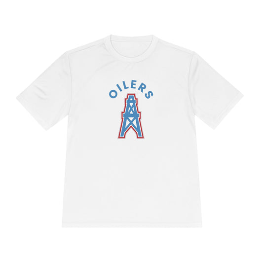 Oilers Traditional-Moisture-Wicking Sports Tee (vinyl print)