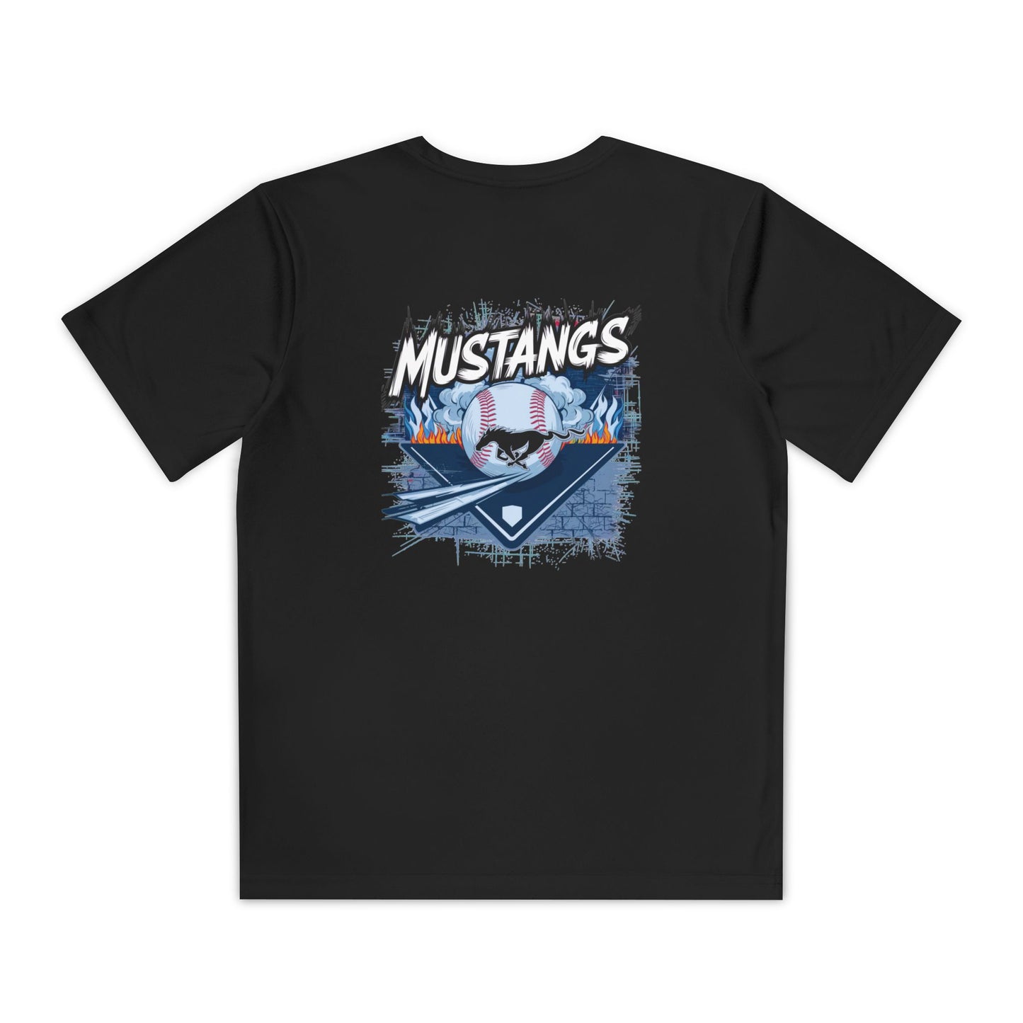 Mustangs Wall Break Youth Tee