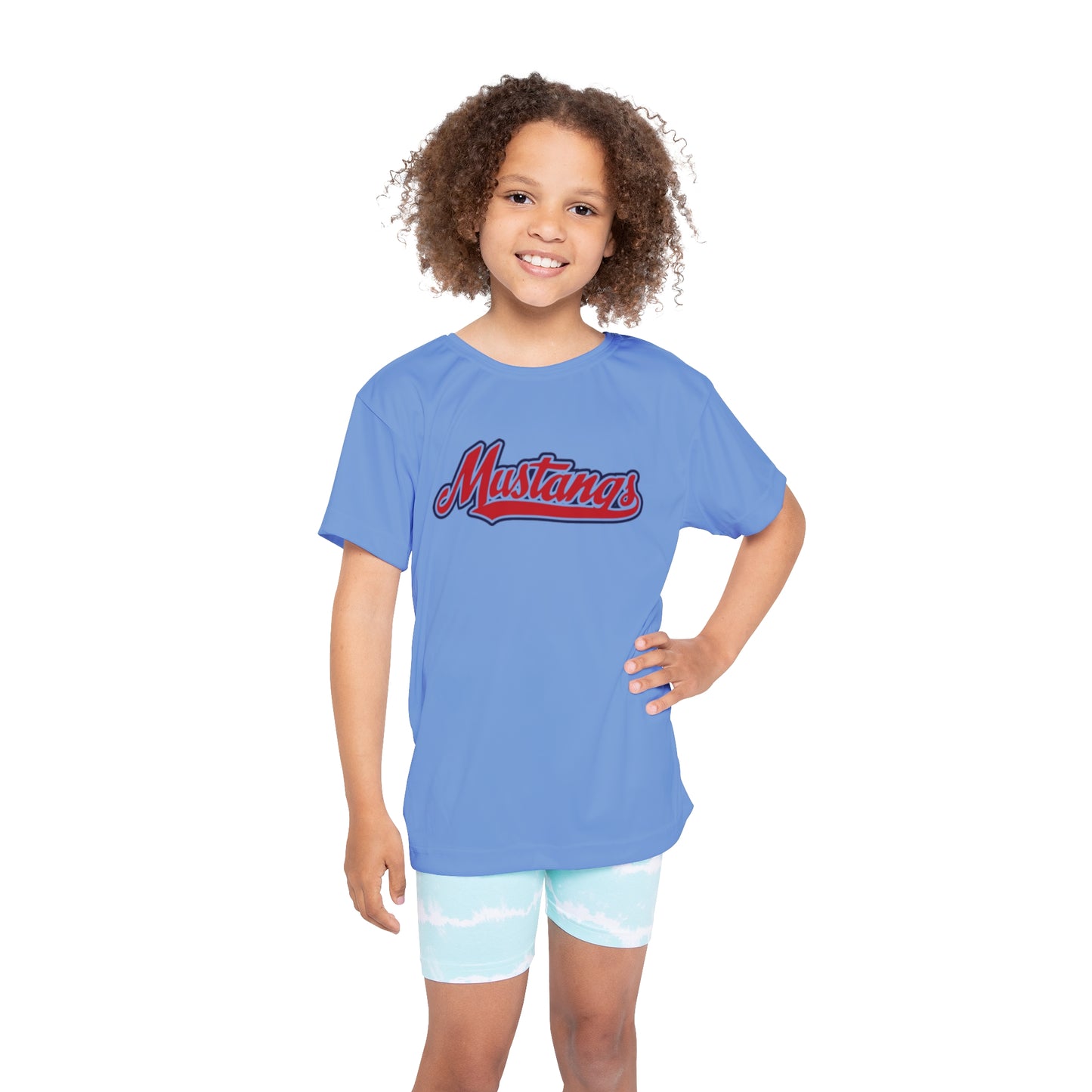 Mustangs-Kids Sports Jersey (screen printed)