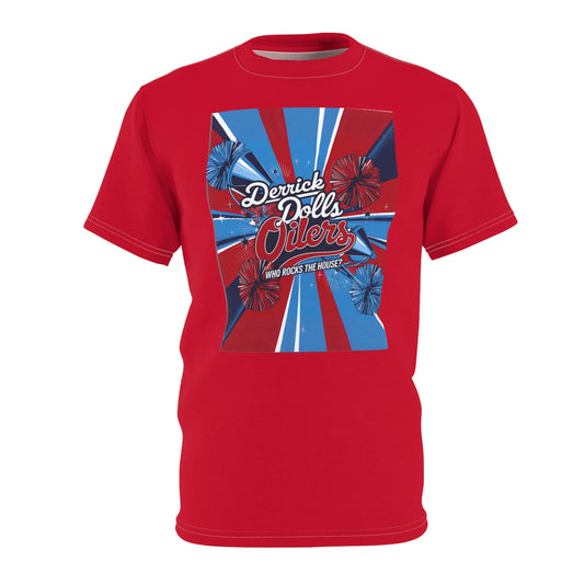 "Who Rocks The House" Klein Oilers & Derrick Dolls Unisex Adult Tee