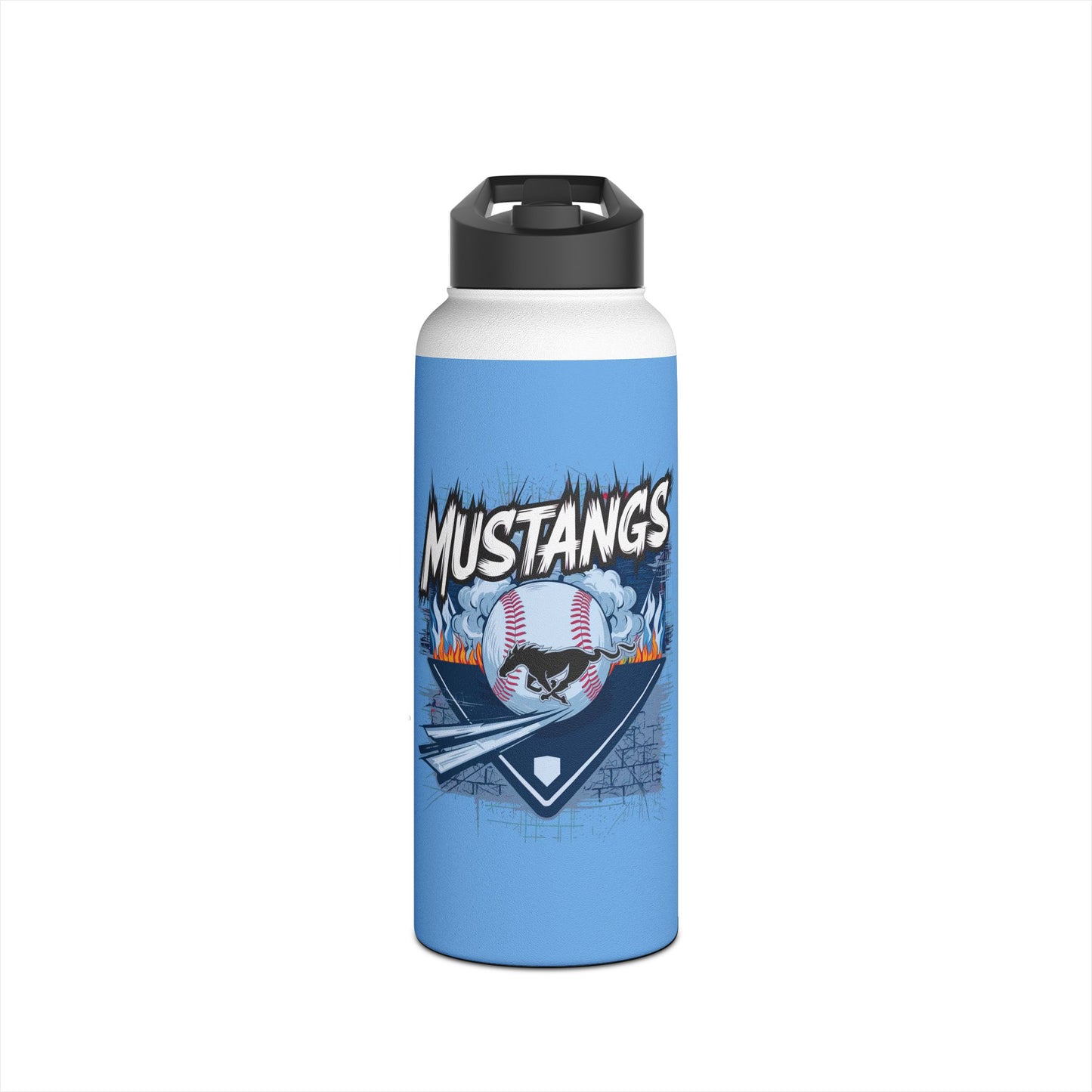 Mustangs Custom Stainless Steel Water Bottle