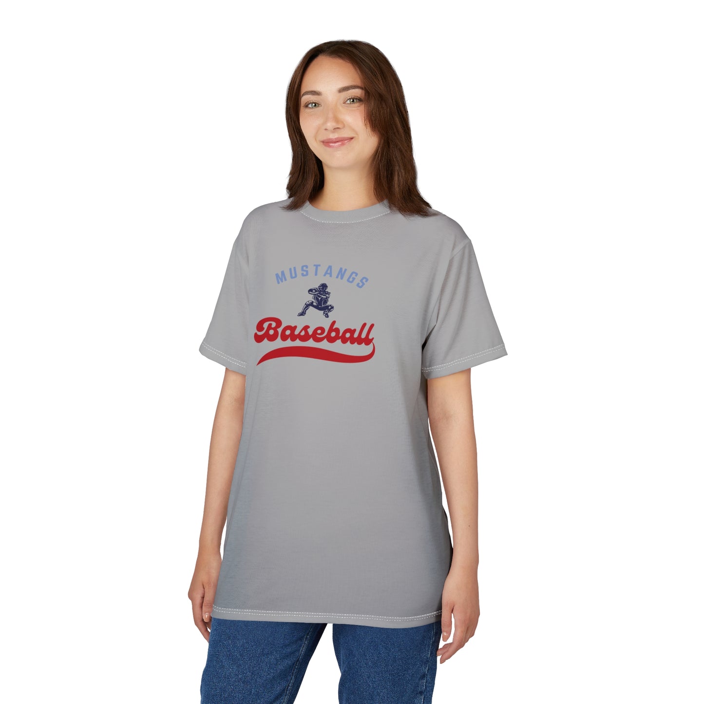 Mustangs Baseball Unisex Adult Tee