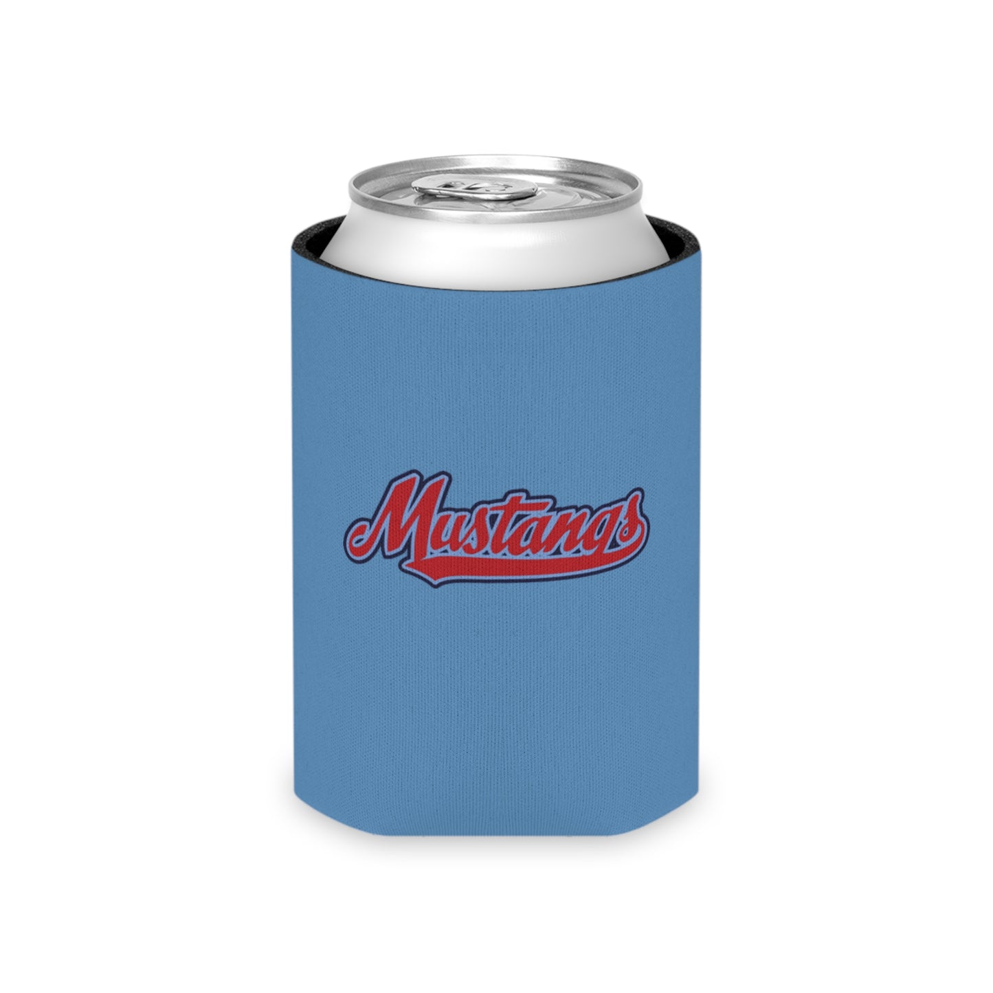 Mustangs Can Cooler - Retro Sports Drink Holder for Game Day