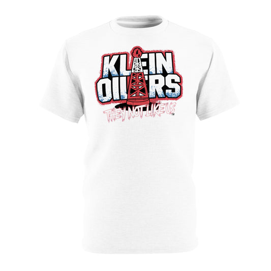 "Klein Oilers, They Not Like Us" Unisex Cut & Sew Adult Tee