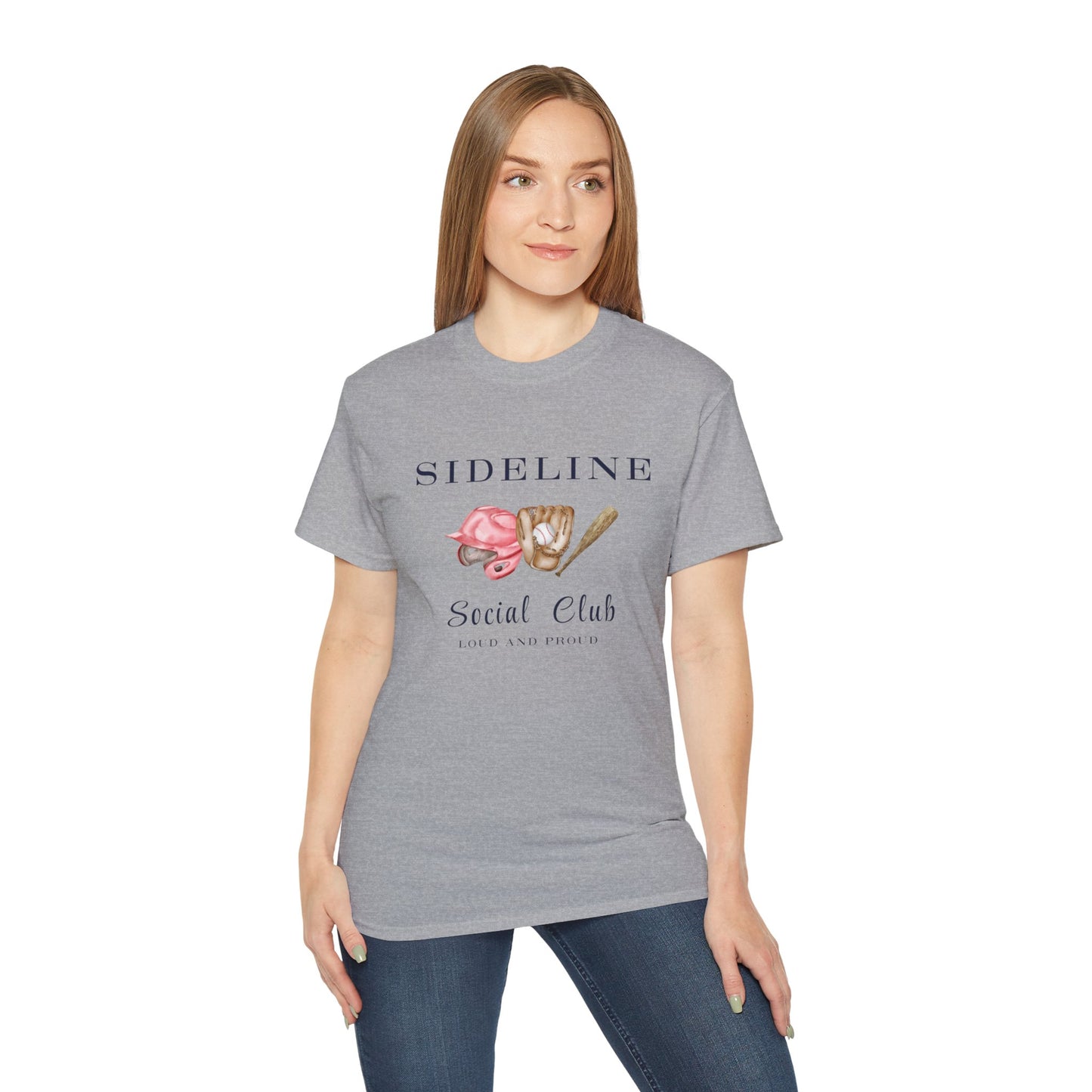 Mustangs Sideline Social Club Tee - Unisex Ultra Cotton T-Shirt